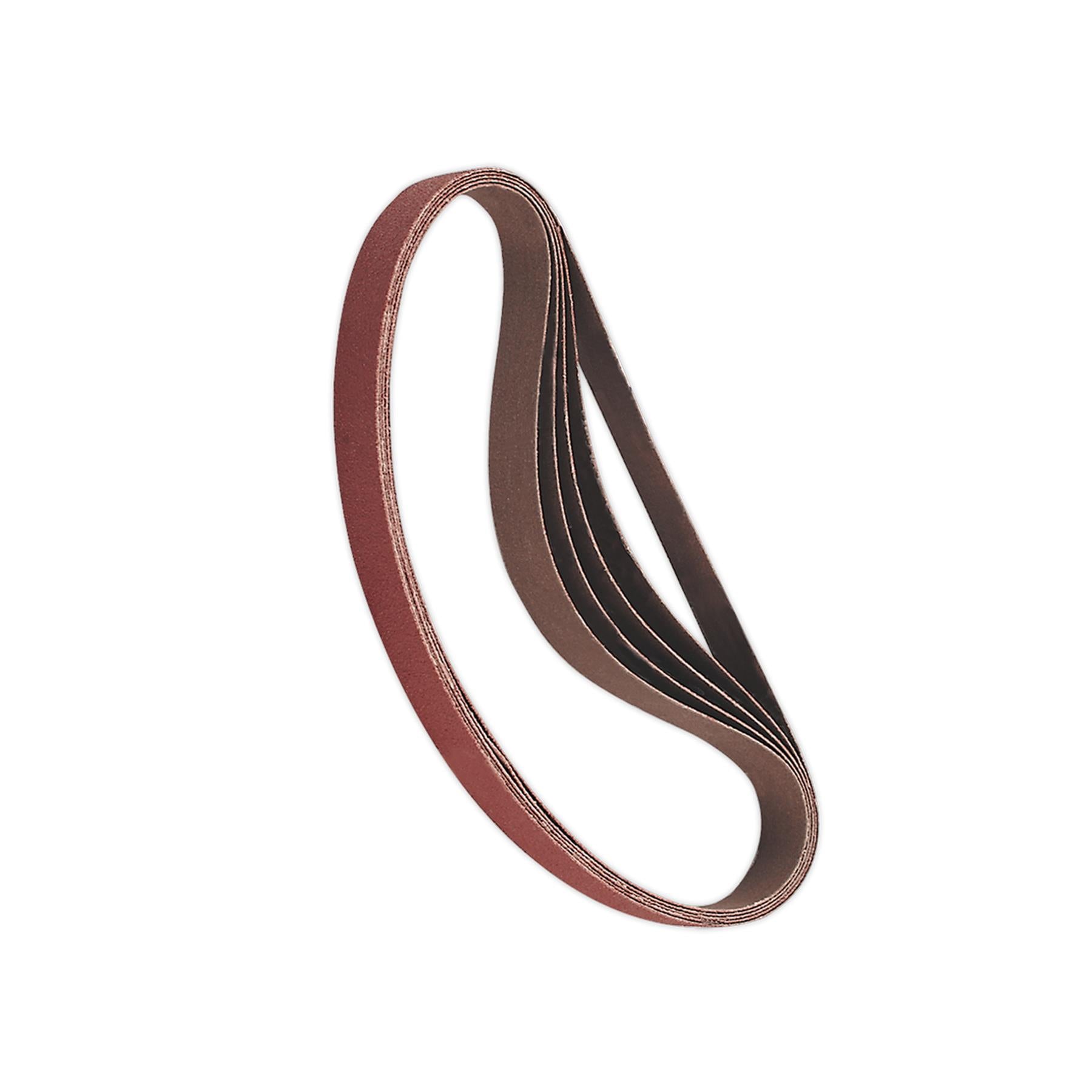 Sealey Sanding Belt 20 x 520mm 80Grit Pack of 5