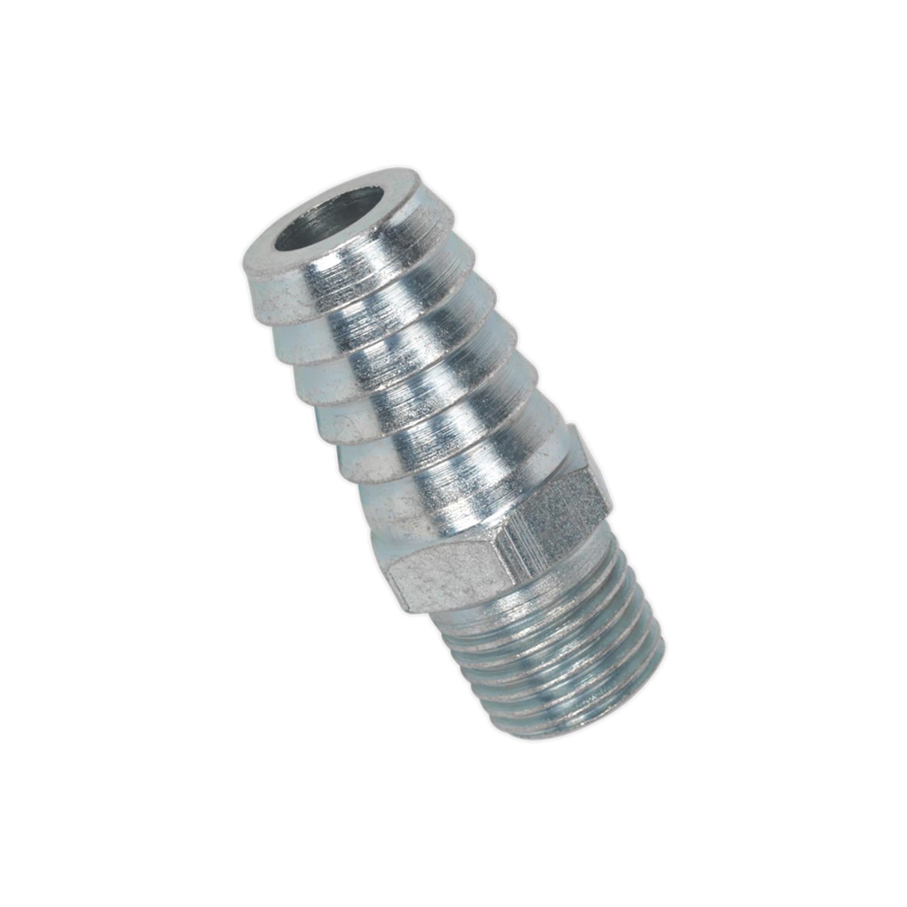 Sealey Screwed Tailpiece Male 1/4"BSPT - 1/2" Hose Pack of 5