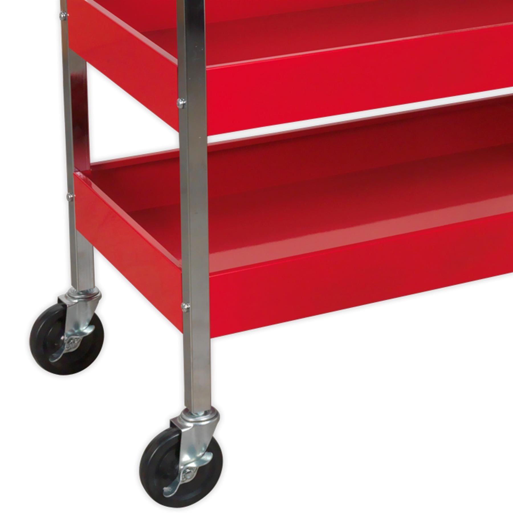 Sealey Trolley 3-Level Heavy-Duty 50kg capacity per shelf