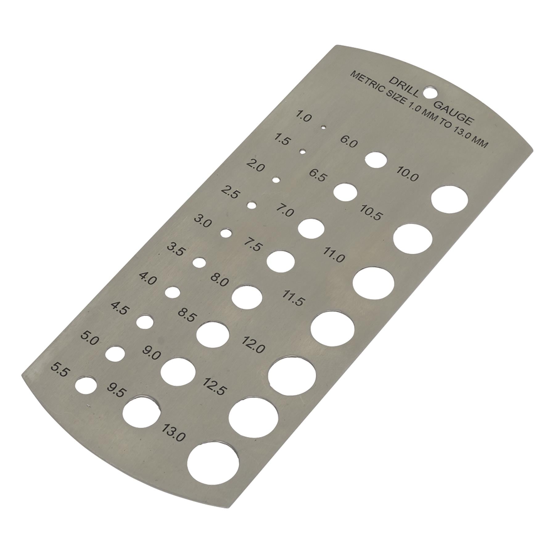 Sealey Drill Gauge Metric 1-13mm