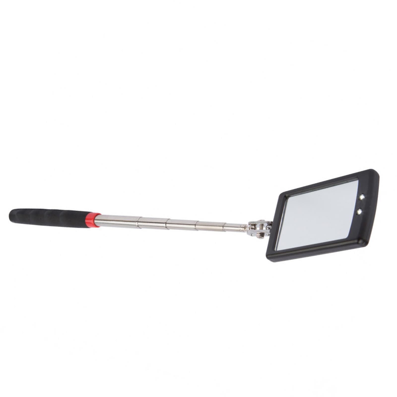 BlueSpot Telescopic LED lit Mirror Inspection Extending Swivel 870mm Long