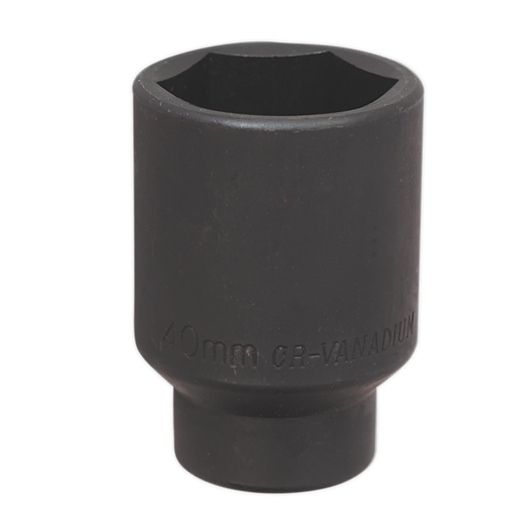 Sealey Impact Socket 40mm Deep 1/2"Sq Drive