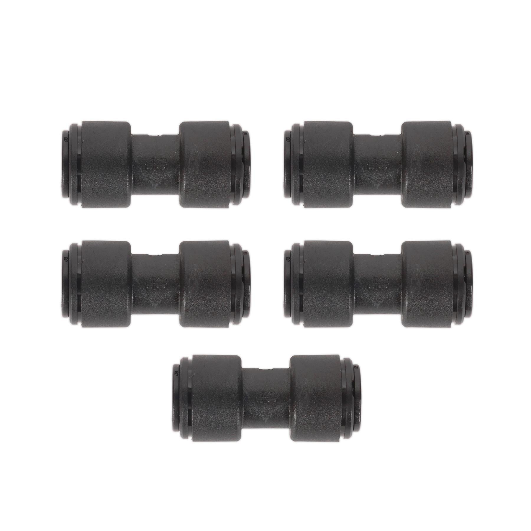 Sealey Straight Coupling 8mm Pack of 5 (Speedfit - PM0408E)