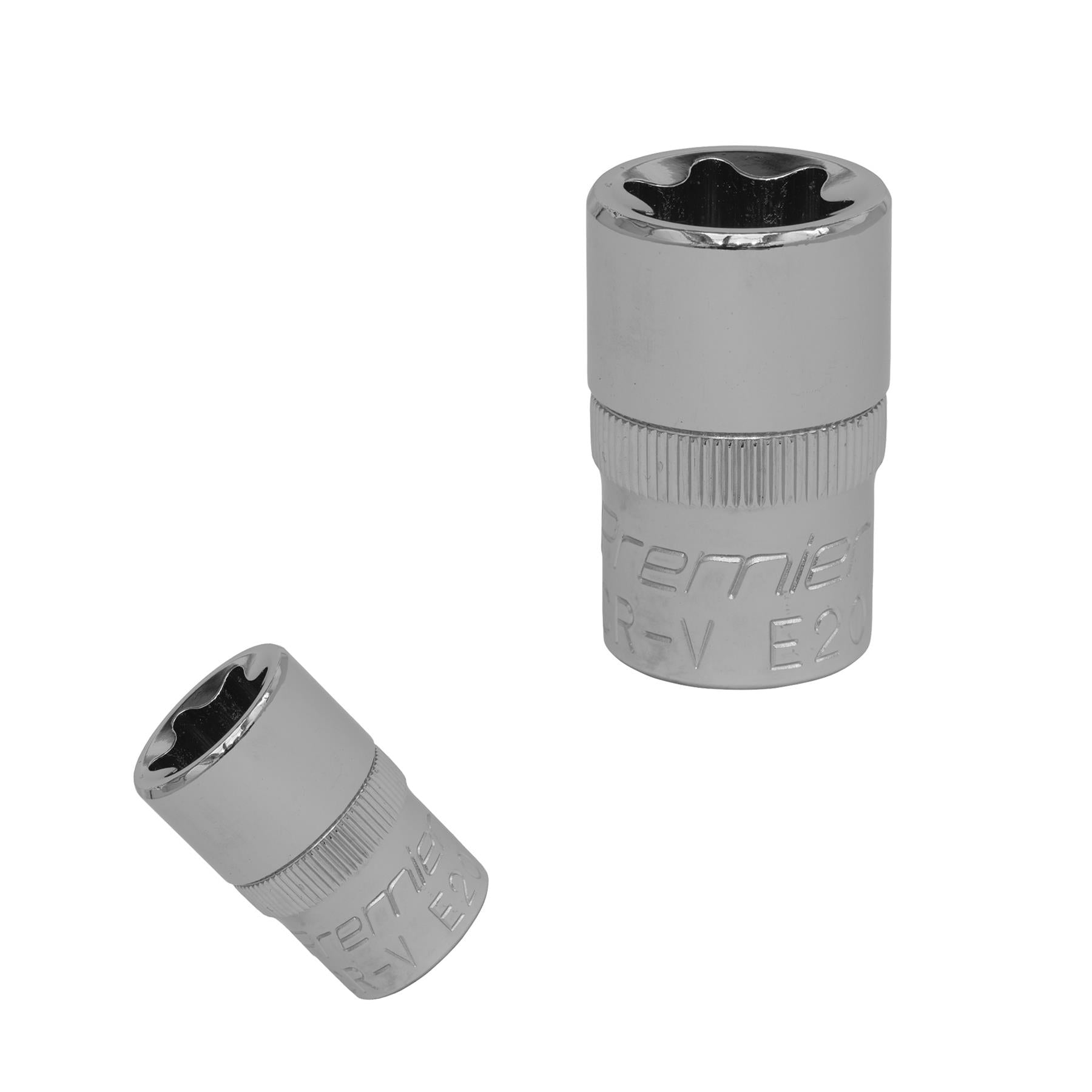 Sealey TRX-Star* Socket E20 1/2"Sq Drive Chrome Vanadium Steel