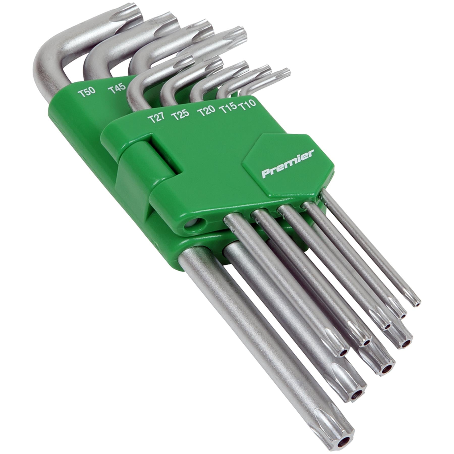 Sealey Security TRX-Star* Key Set 9pc Long