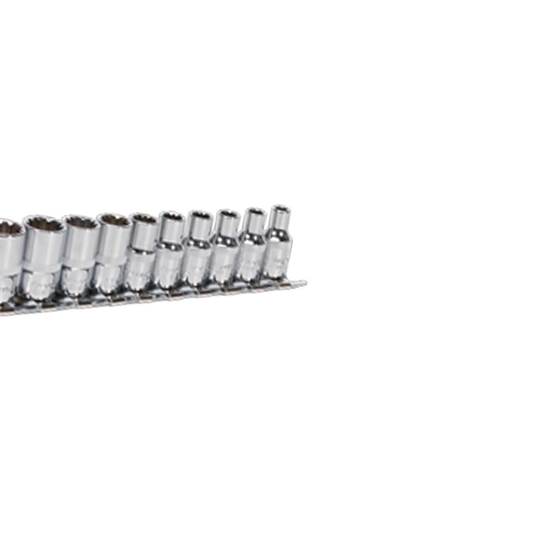 Sealey Socket Set 13pc 1/4"Sq Drive Total Drive