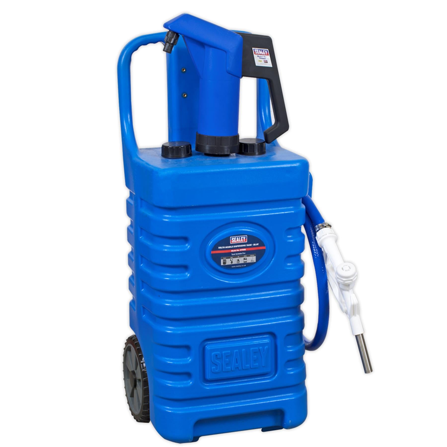 Sealey Mobile Dispensing Tank 55L with AdBlue Pump - Blue
