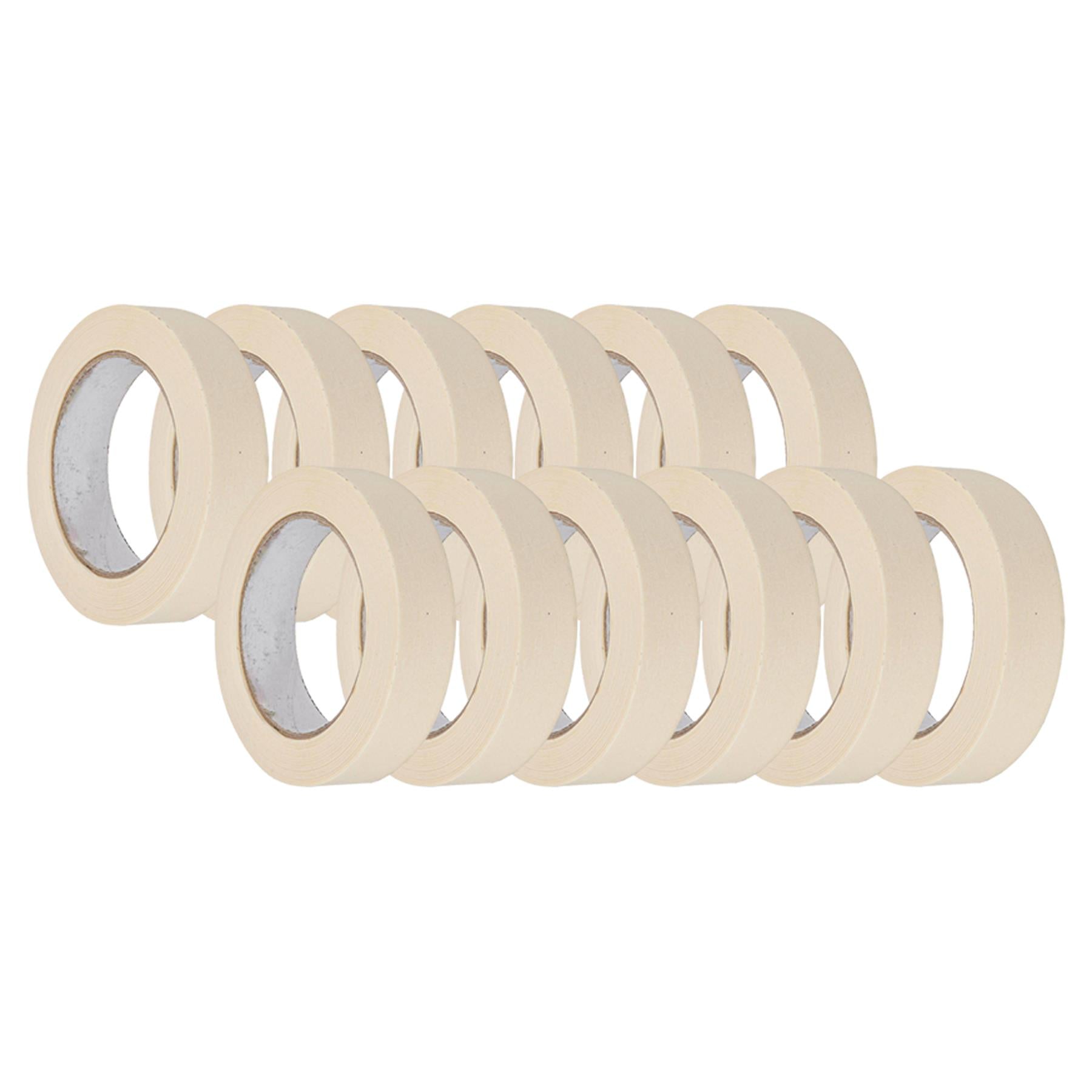 Normal Masking Tape Indoor Outdoor DIY Painting Decorating 25mmx 40m- 24 PC