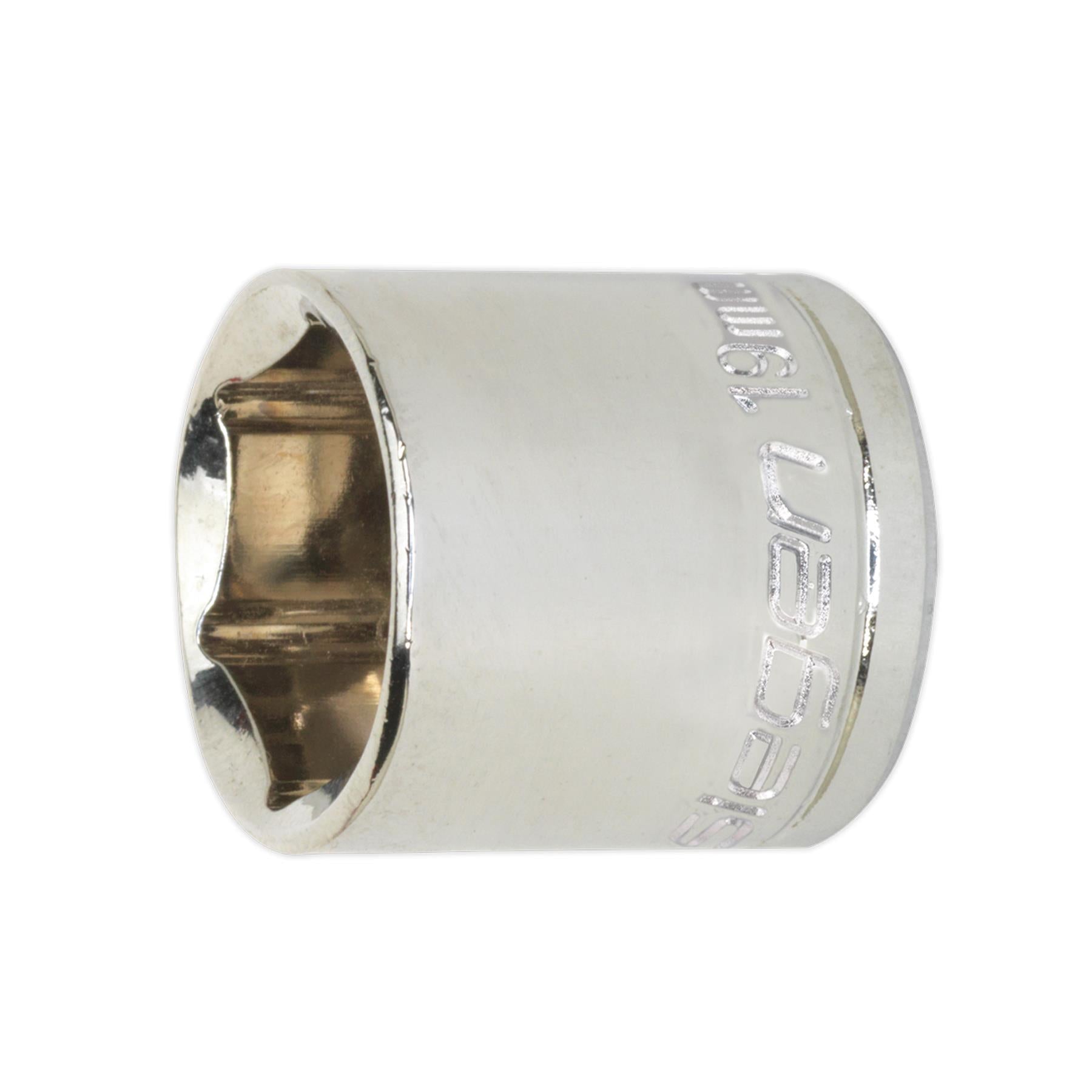 Sealey WallDrive Socket 19mm 3/8"Sq Drive