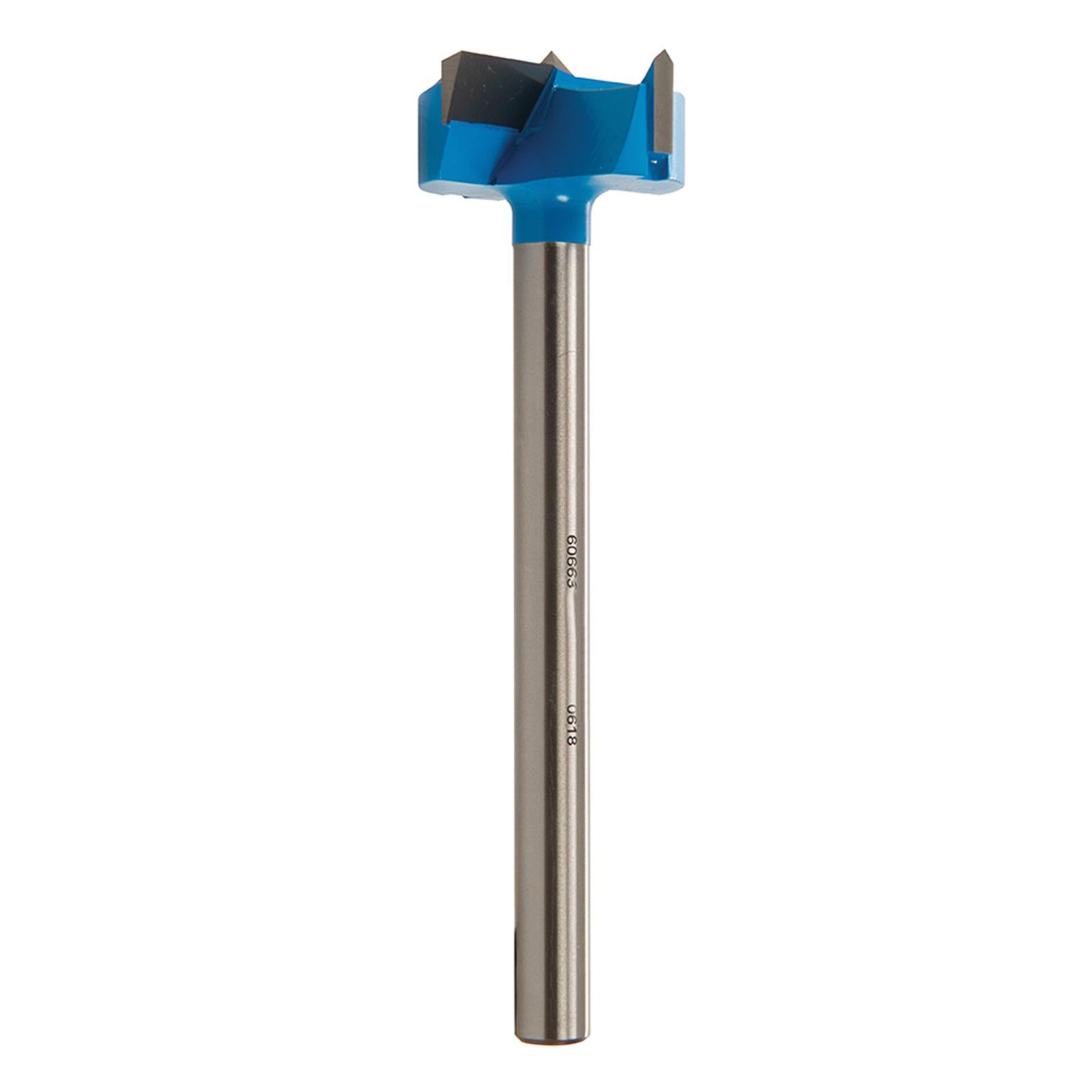 Long-Shank Carbide-Tipped Forstner Bit Hard Wearing Carbide Tips 35mm