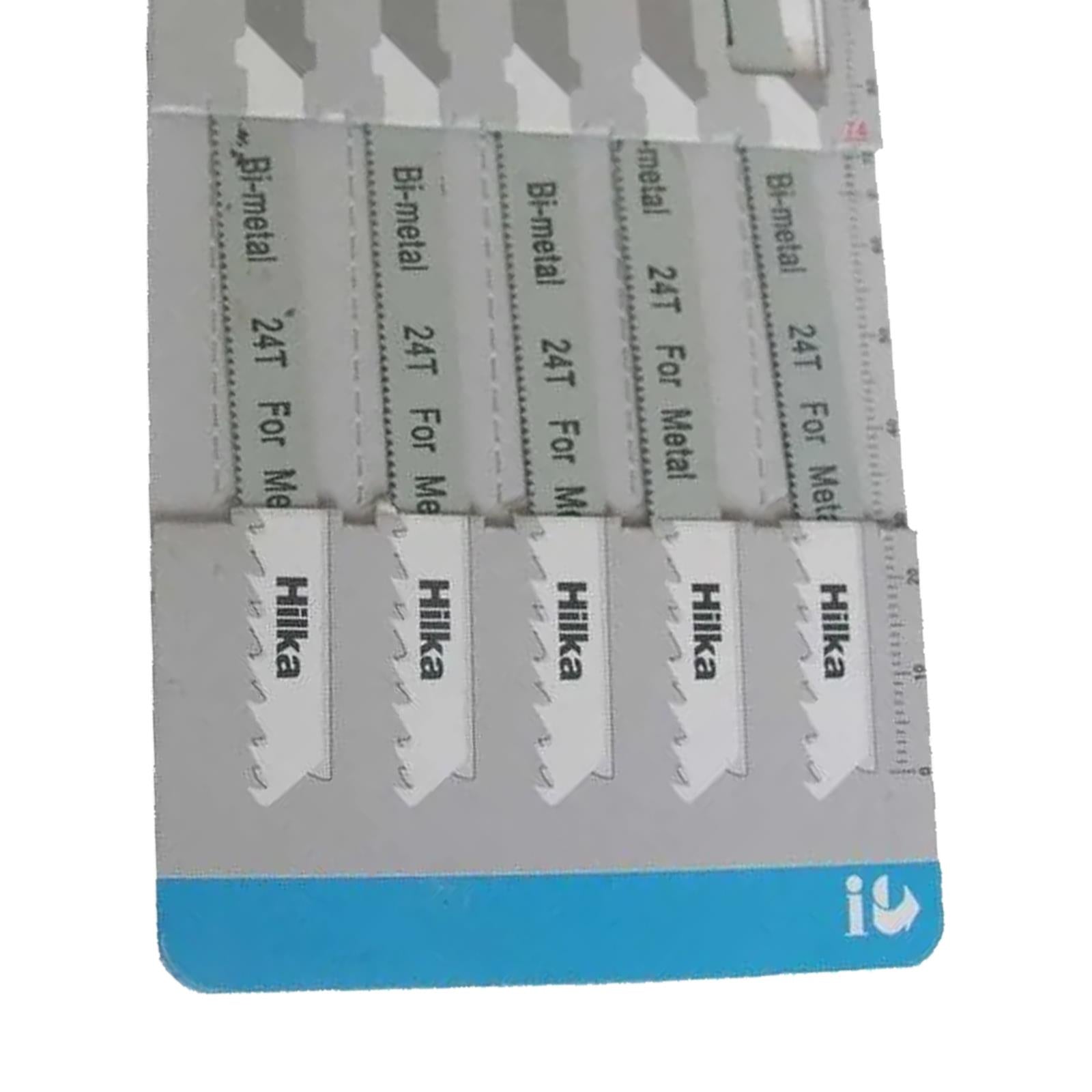 Clearance Line LA29 Hilka 5pc 100mm Metal Cutting Jigsaw Blades Bosch Fitting