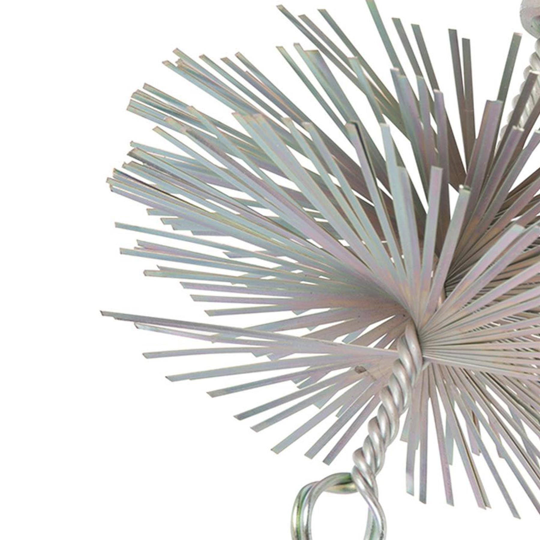Wire Tube Brush 150mm Ceramic Chimney Chute Flue Cleaning Remove Debris Dirt