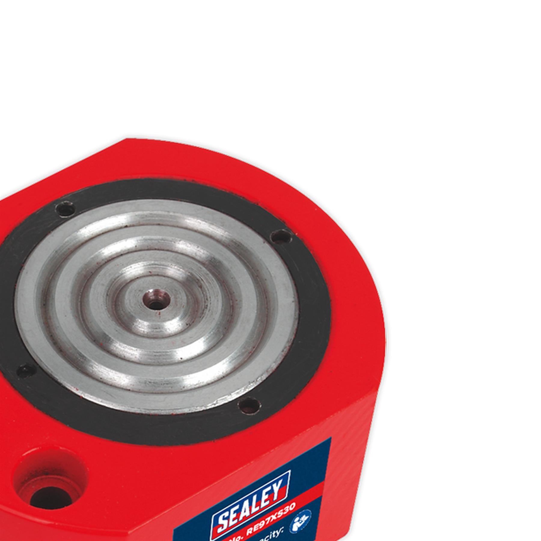 Sealey Push Ram - Short 30tonne Chromed Ram With Polyurethane Seals