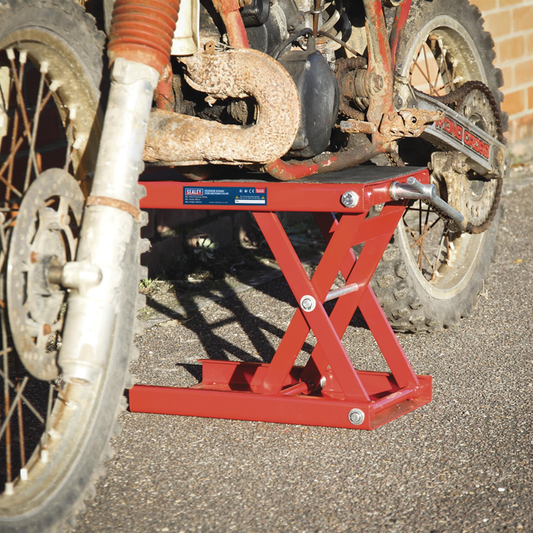 Sealey Scissor Stand for Motorcycles 450kg