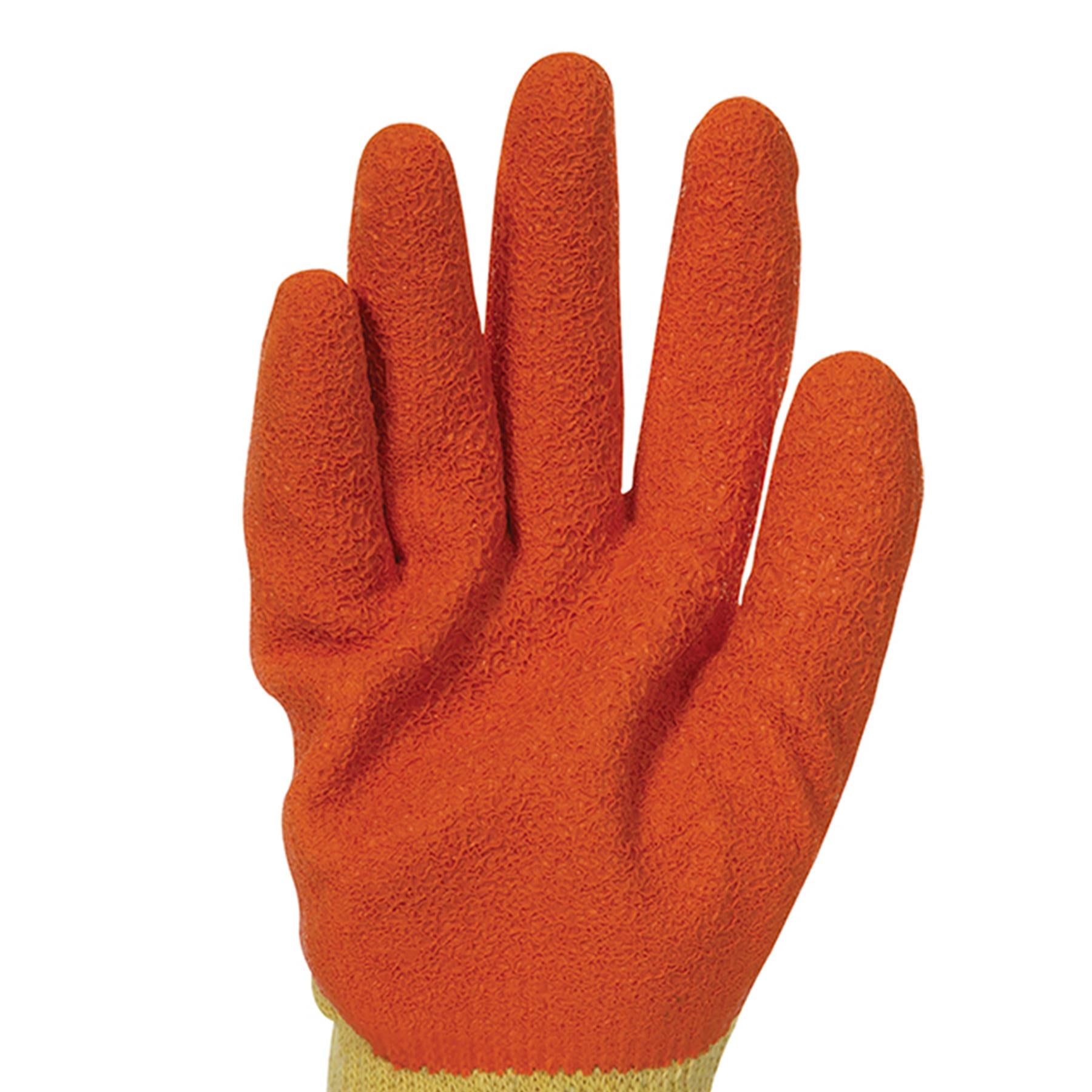 Silverline Latex Builders Gloves 12 Pairs XL 10