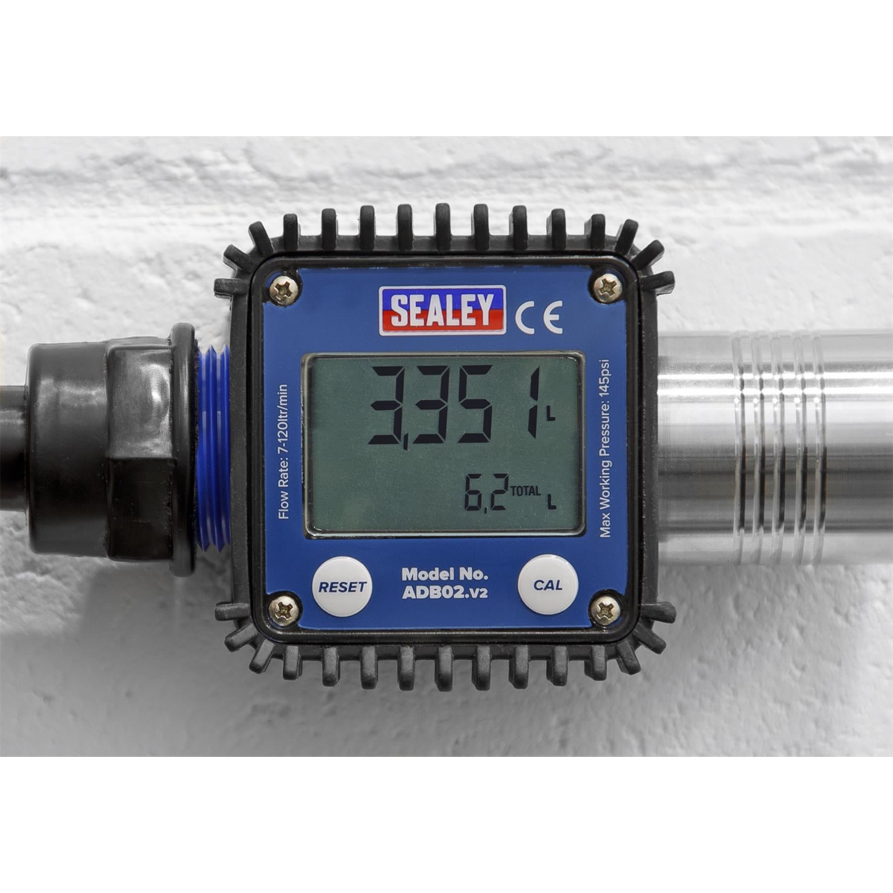 Sealey Digital Flow Meter - AdBlue® LCD Display IP55 Rated - ADB02