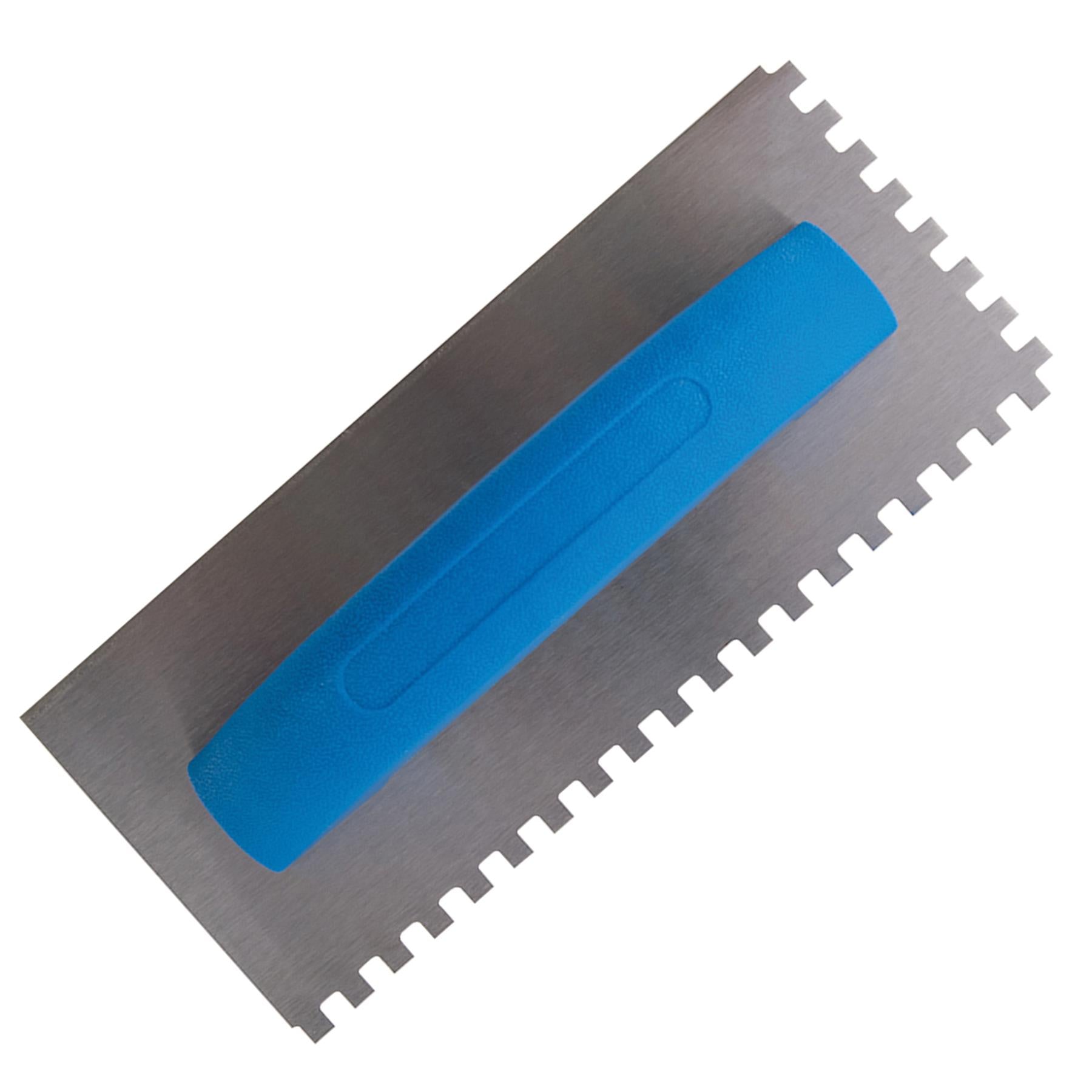 D-Handle Tool Tile Square Notch Notched Adhesive Trowel 280mm 6mm-Teeth