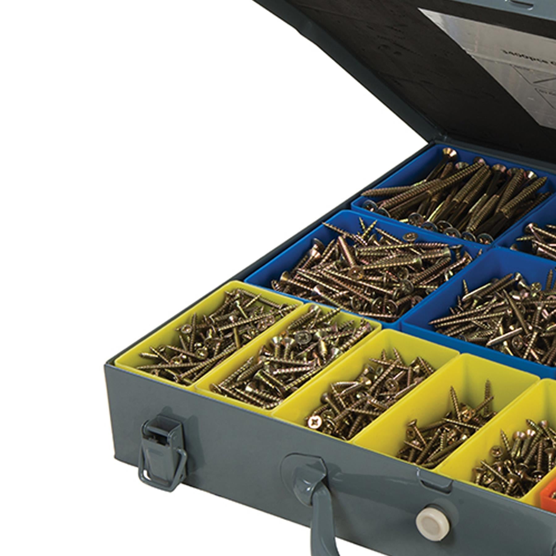 3400Pce Goldstar Countersink Screws Pack Zinc Passivated Corrosion Resistance