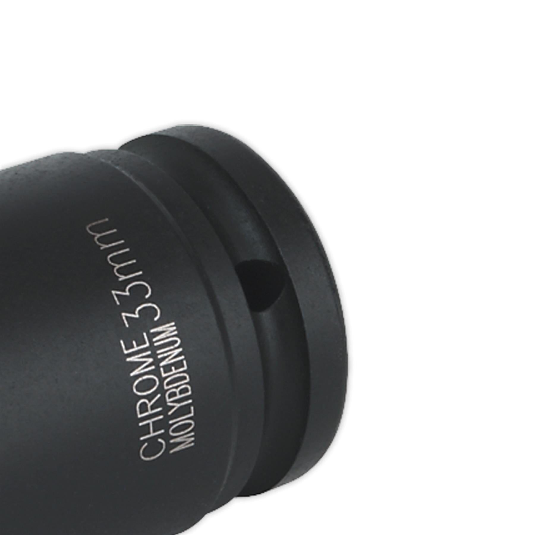 Sealey Impact Socket 33mm 3/4"Sq Drive