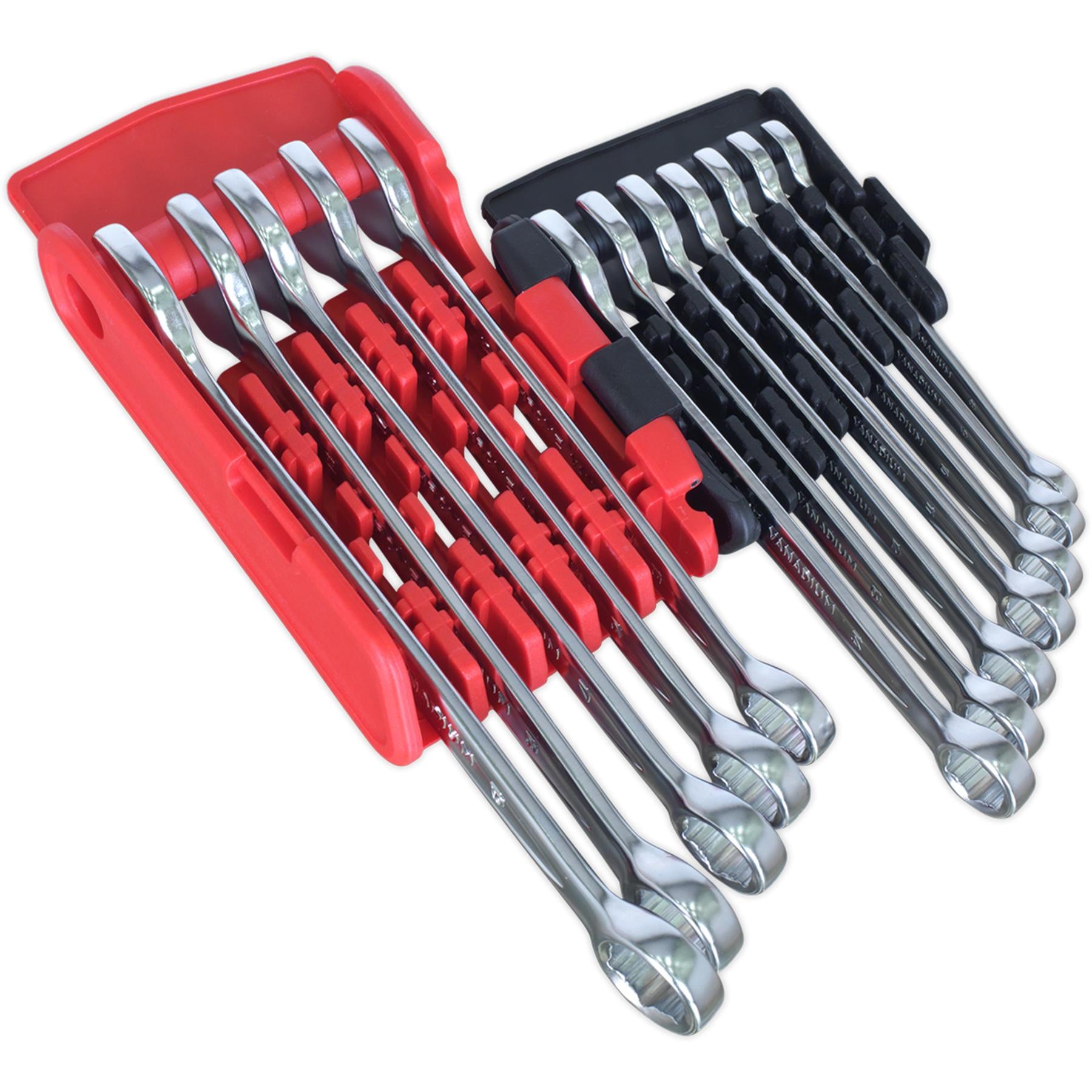 Sealey Combination Spanner Set 12pc Lock-On 6pt - Metric