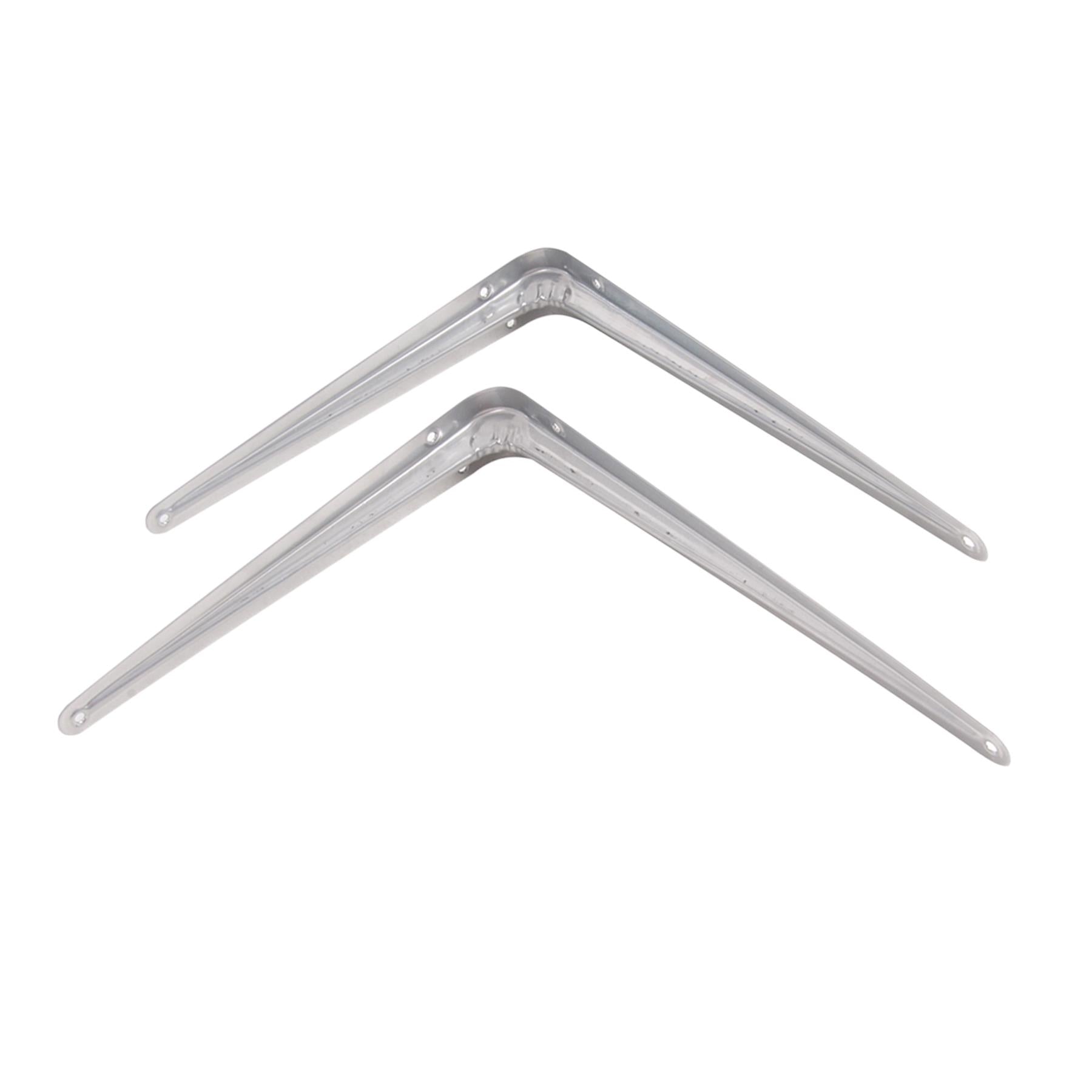 20Pce London Grey Shelf Bracket Display Box - 350 X 300mm Light To Medium Weight