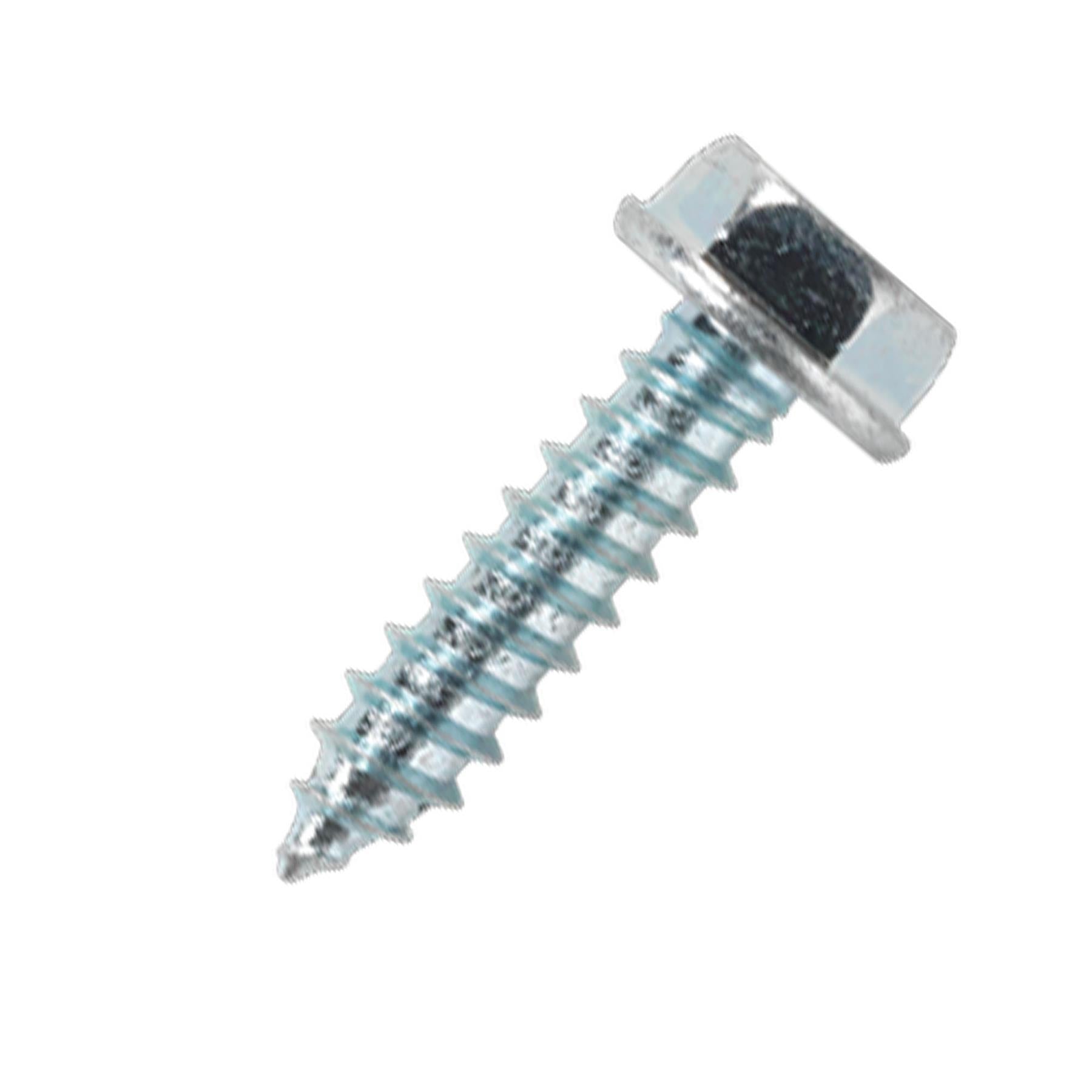 Sealey Acme Screw Washer Faced Zinc #10 x 3/4" Pack of 50