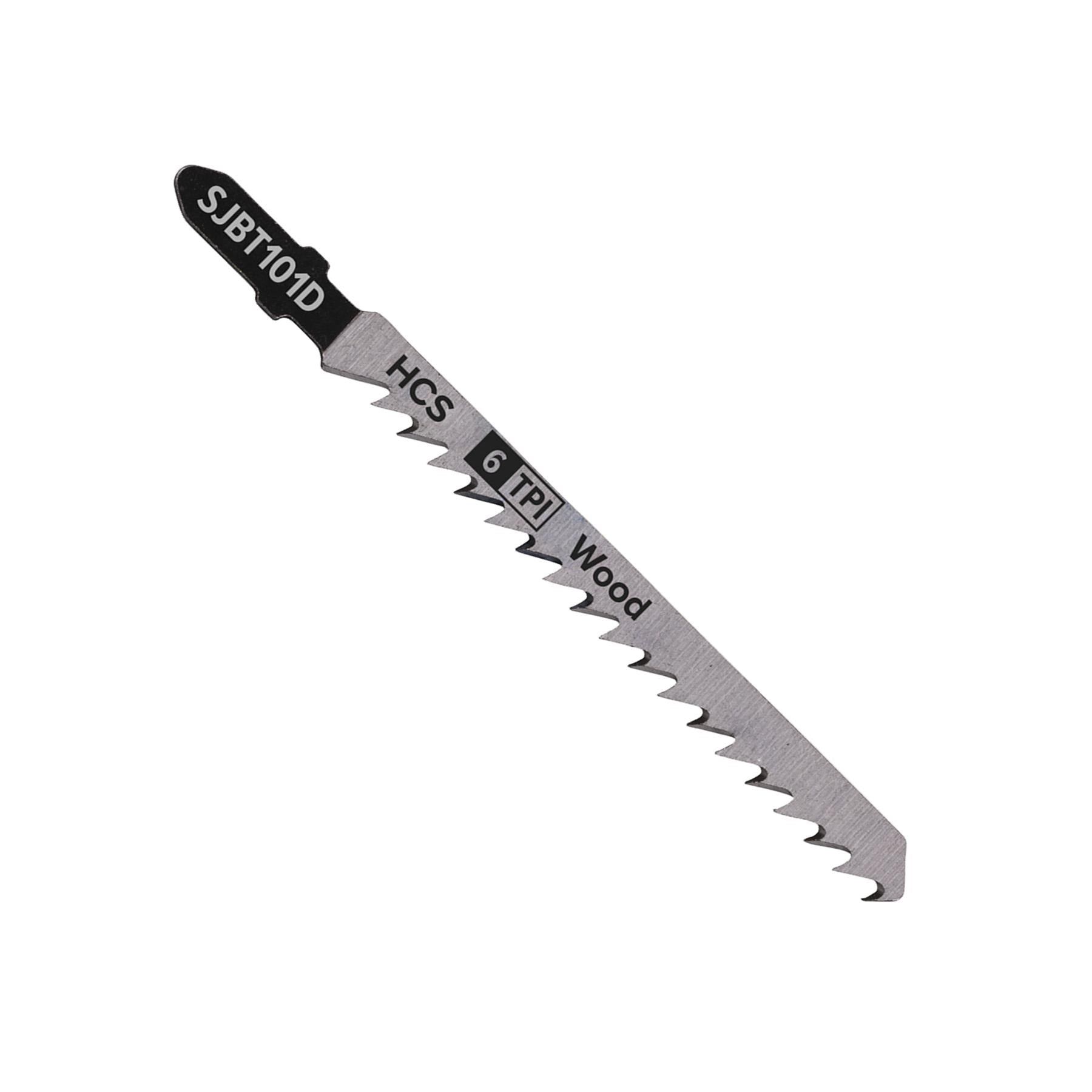 Sealey Jigsaw Blade Hard Wood 100mm 6tpi - Pack of 5