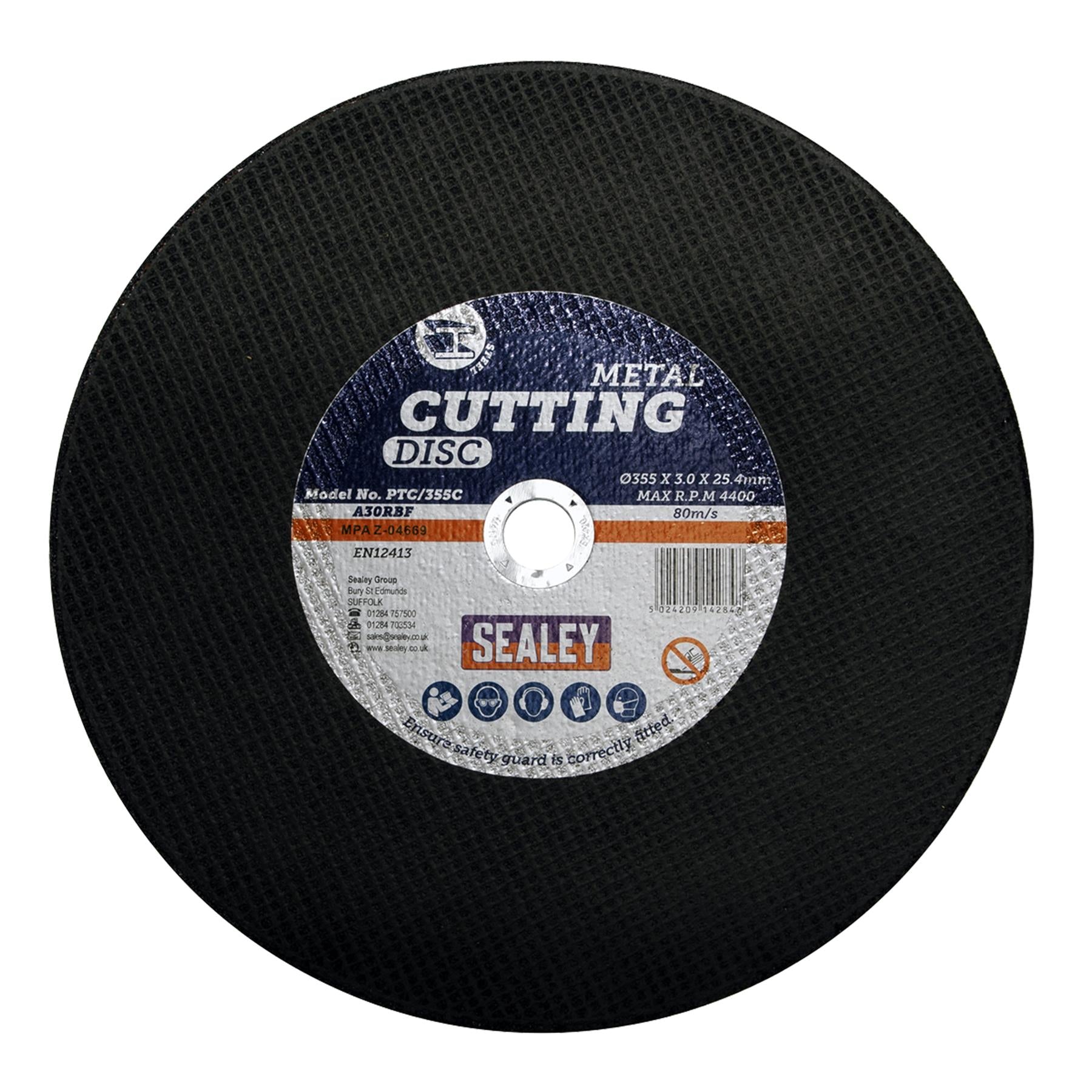 Sealey Cutting Disc �355 x 3mm 25.4mm Bore