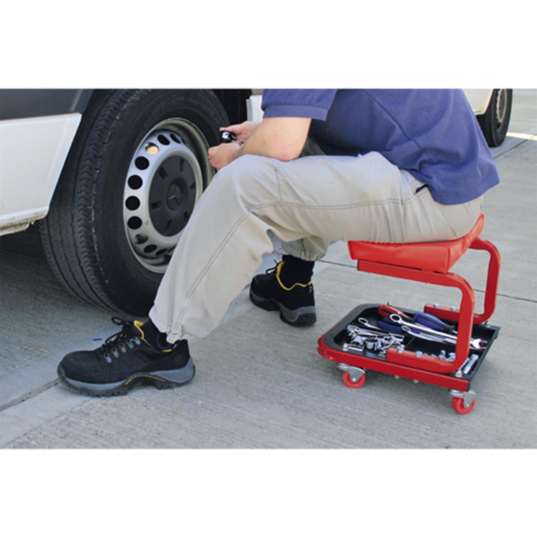 Sealey Mechanic's Utility Seat Deluxe