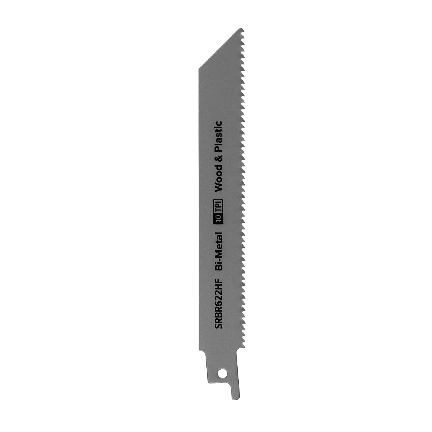 Sealey Reciprocating Saw Blade Wood & Plastics 150mm 10tpi - Pack of 5