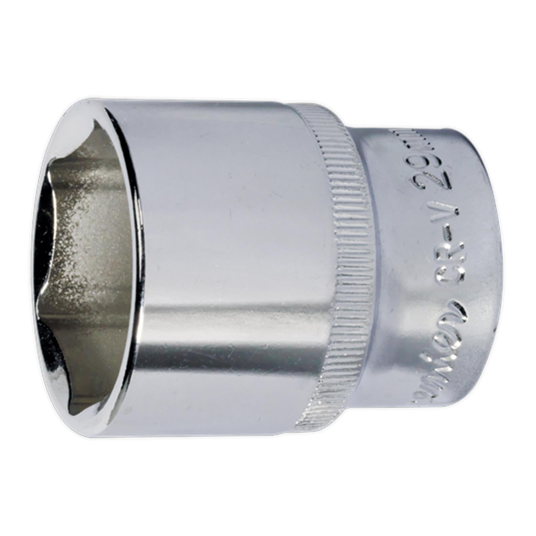 Sealey WallDrive Socket 29mm 1/2"Sq Drive Fully Polished
