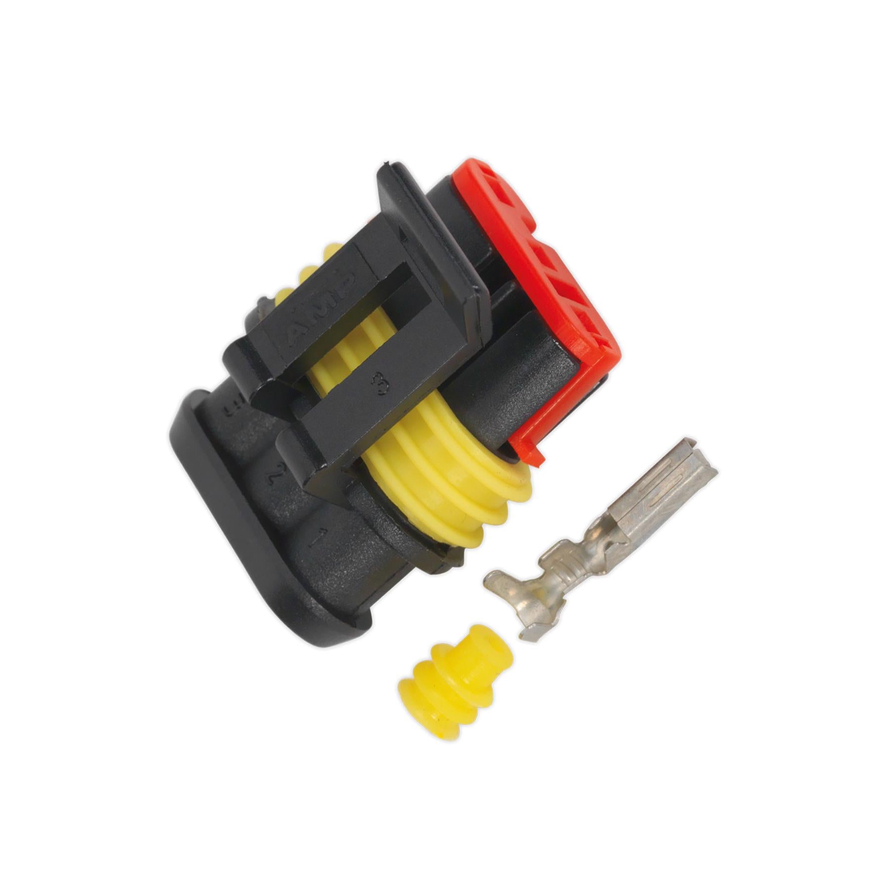 Sealey Superseal Female Connector 3-Way Pack of 5