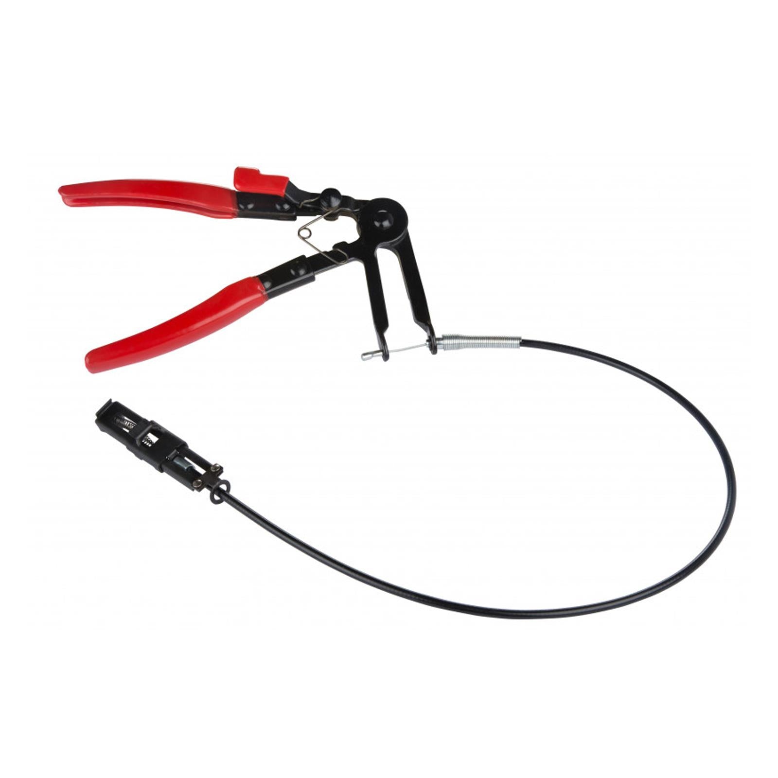 BlueSpot Flexible Long Reach Locking Hose Clamp Removal Pliers Ratchet Clip Band