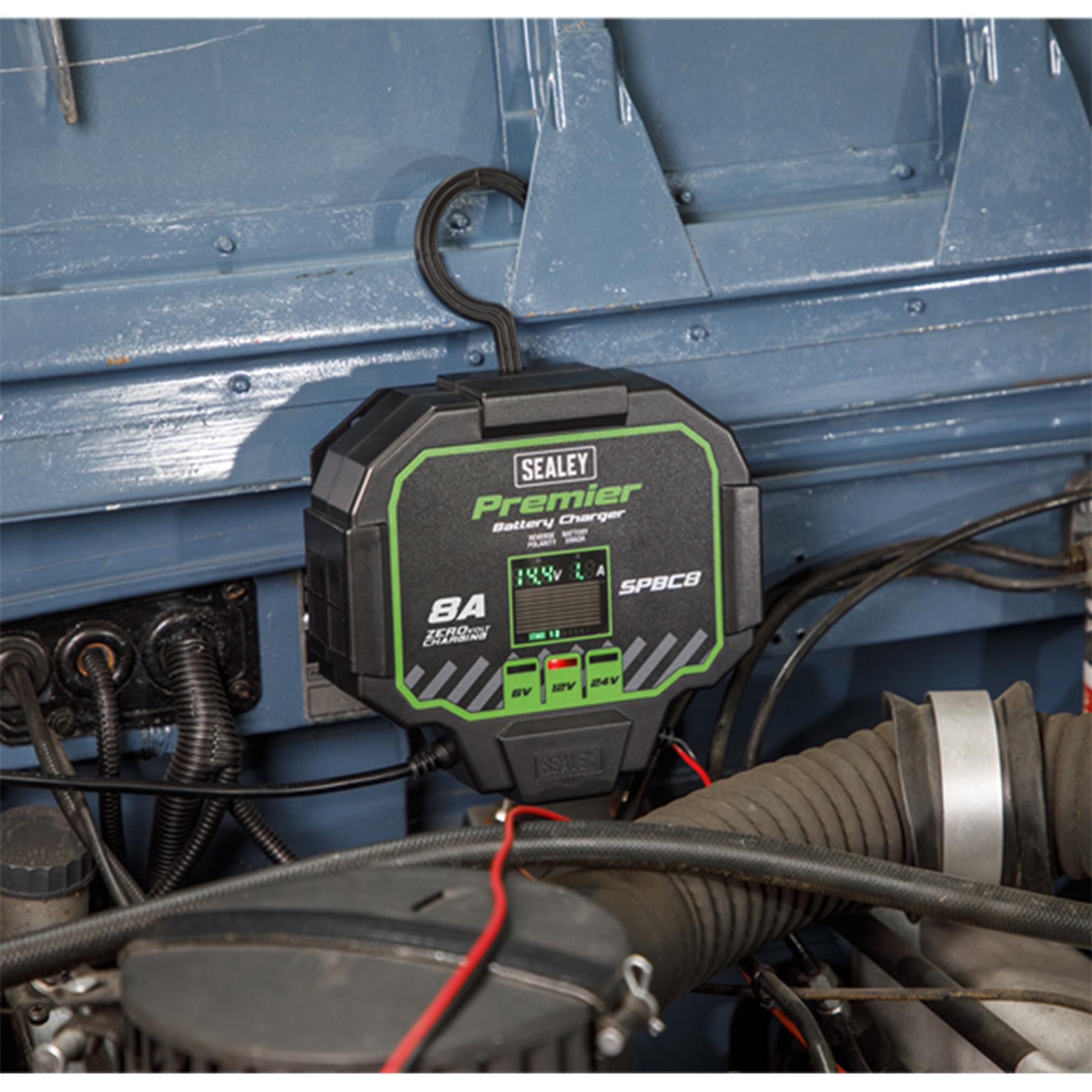 Sealey Battery Charger 8A Fully Automatic