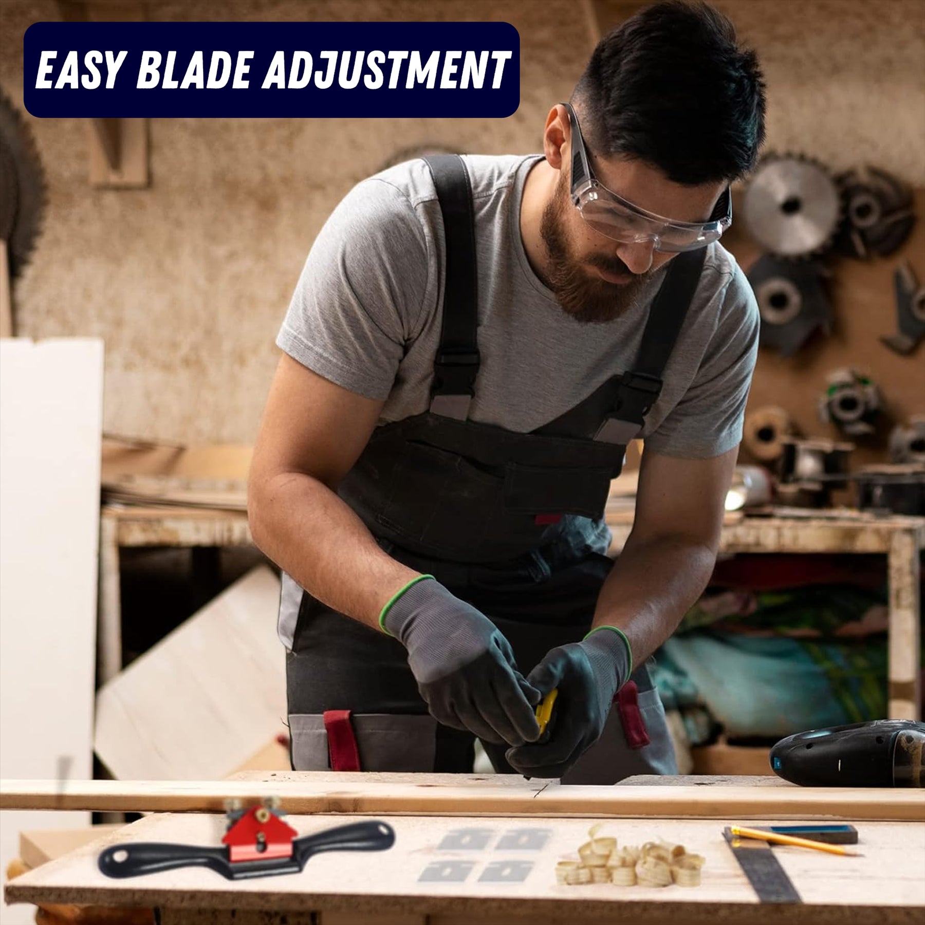 Spoke Shave 250mm 2 Handed Flat Plane Tool For Woodwork