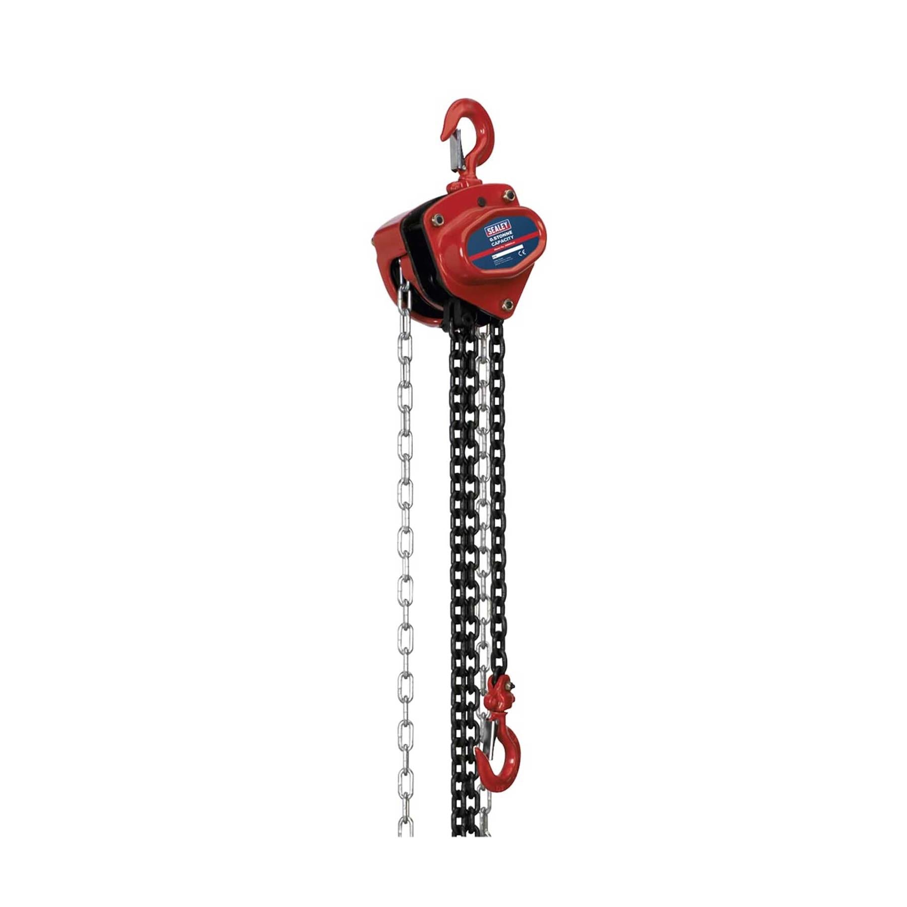 Sealey Portable Lifting Gantry Crane Adjustable 0.5 Tonne & Hoist Combo