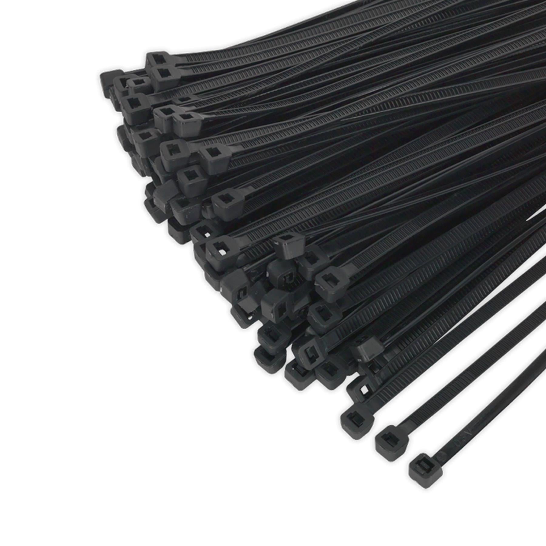 Sealey Cable Tie 200 x 4.8mm Black Pack of 100