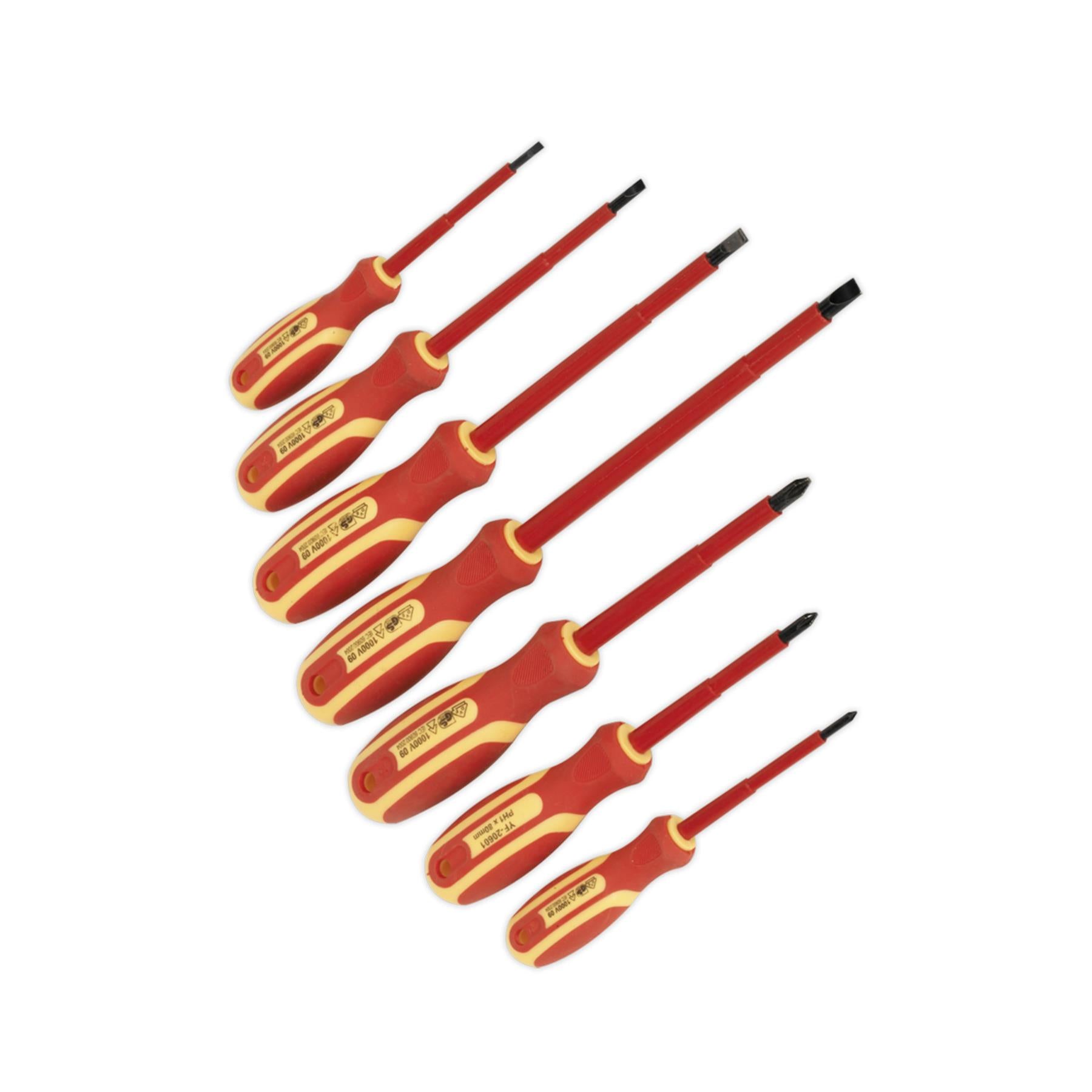 Sealey Screwdriver Set 7pc Electrician's VDE Approved