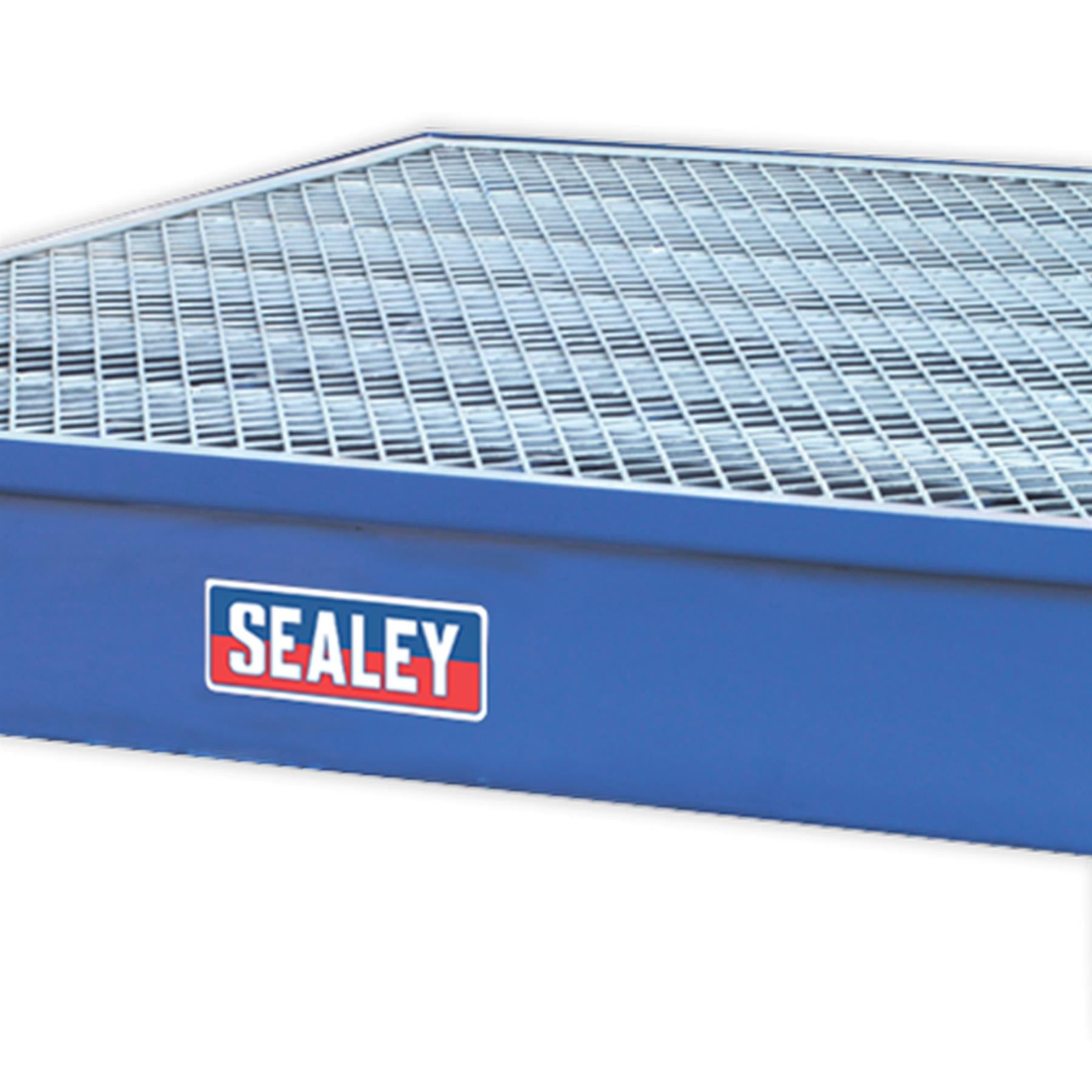 Sealey Barrel Bund 1200 x 1200 x 275mm Heavy-duty 1.75mm steel.