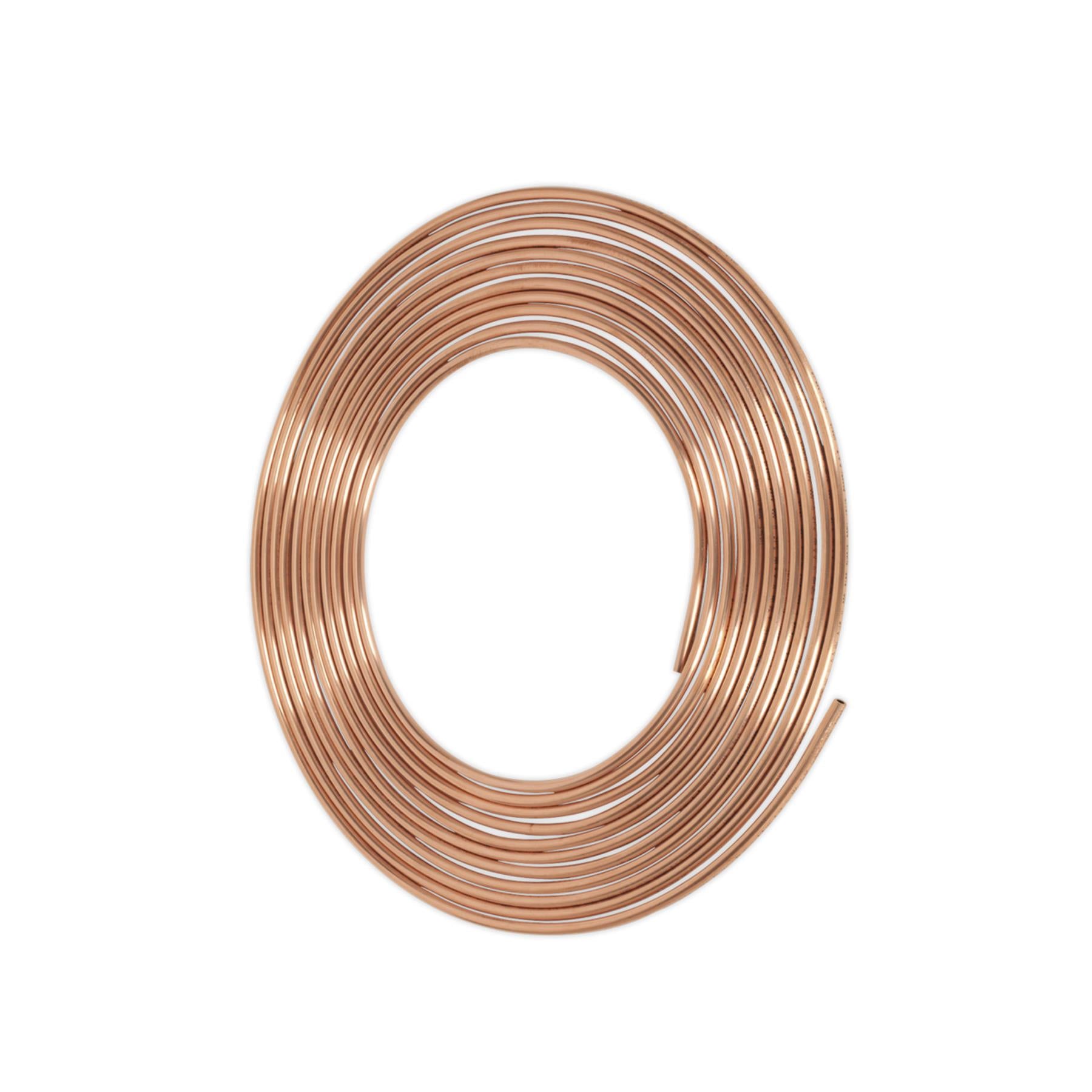 Sealey Brake Pipe Copper Tubing 22 Gauge 3/16" x 25ft