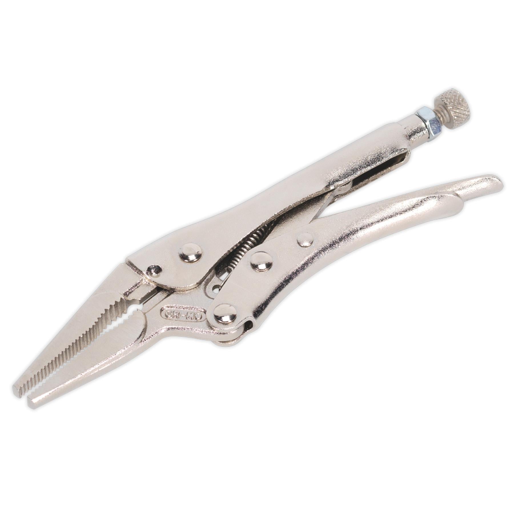 Sealey Locking Pliers Long Nose 170mm 0-50mm Capacity
