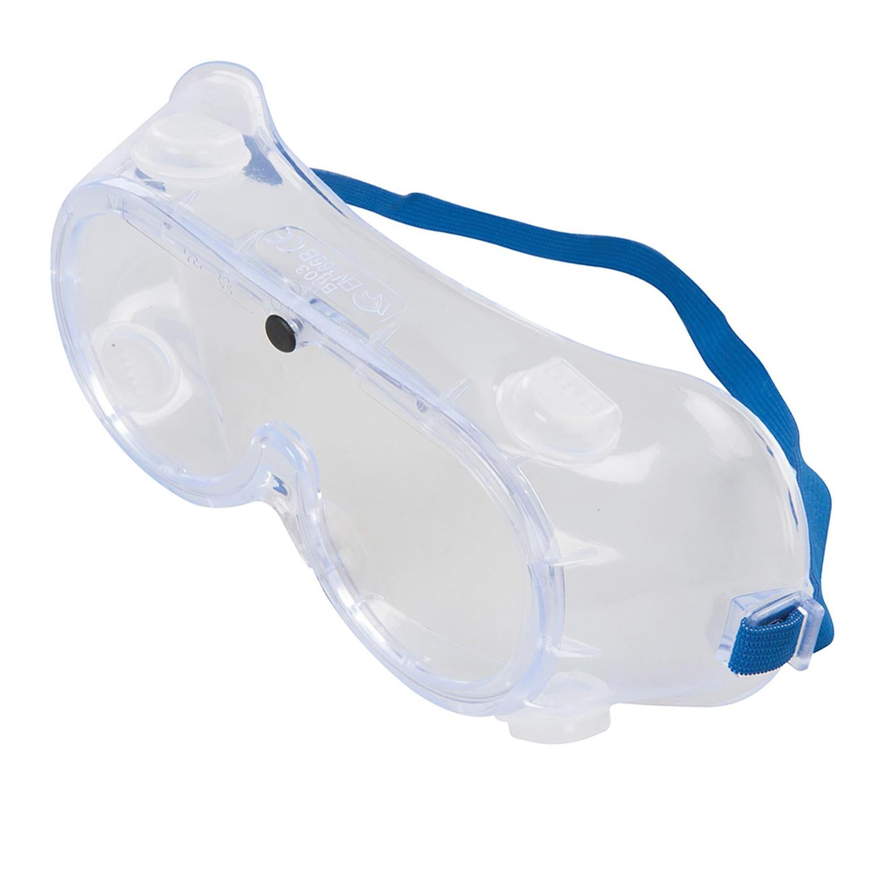 Indirect Safety Goggles Indirect Ventilation Soft, Flexible, PVC Frame