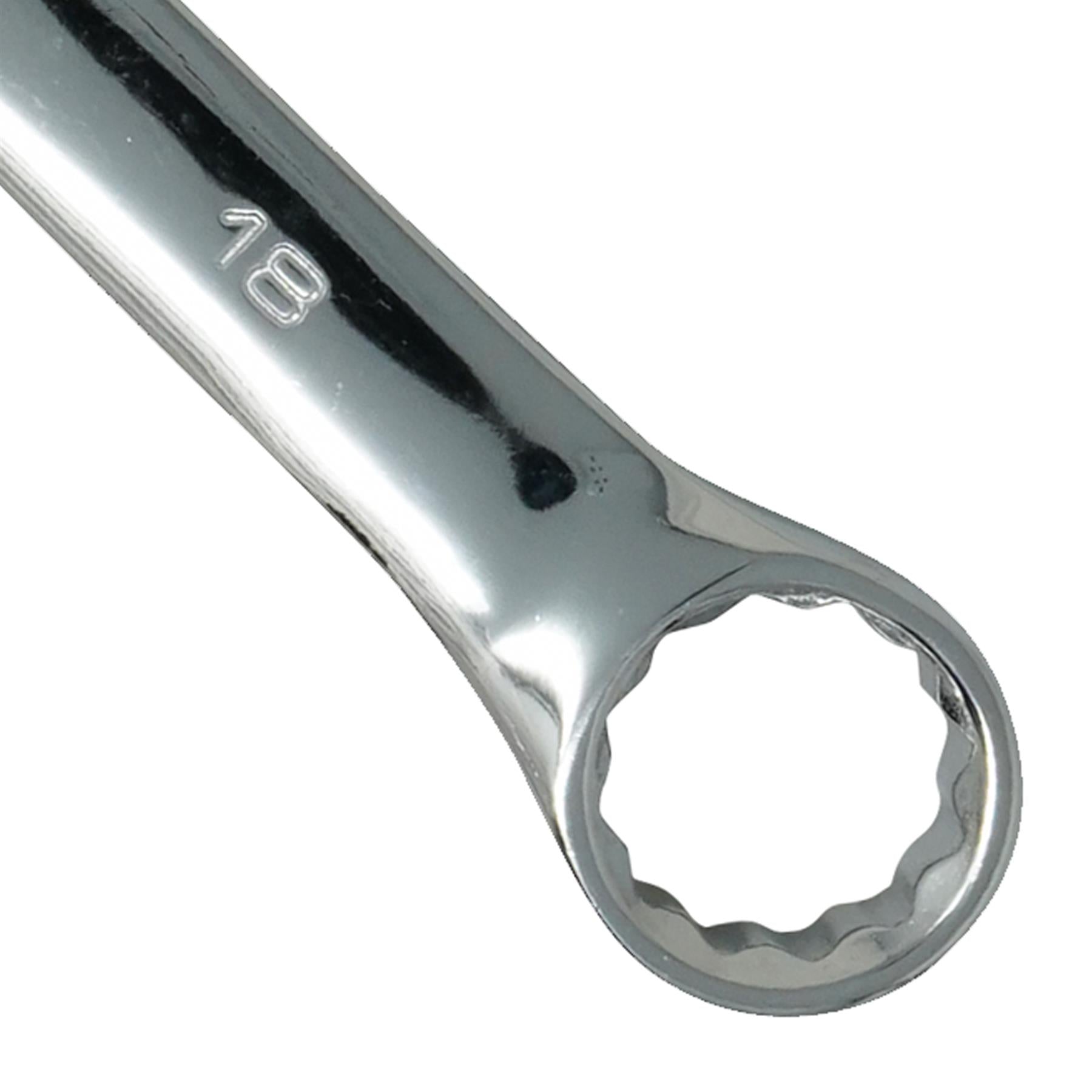Combination Open Ring Spanner Chrome Mechanics Garage Tools 18mm