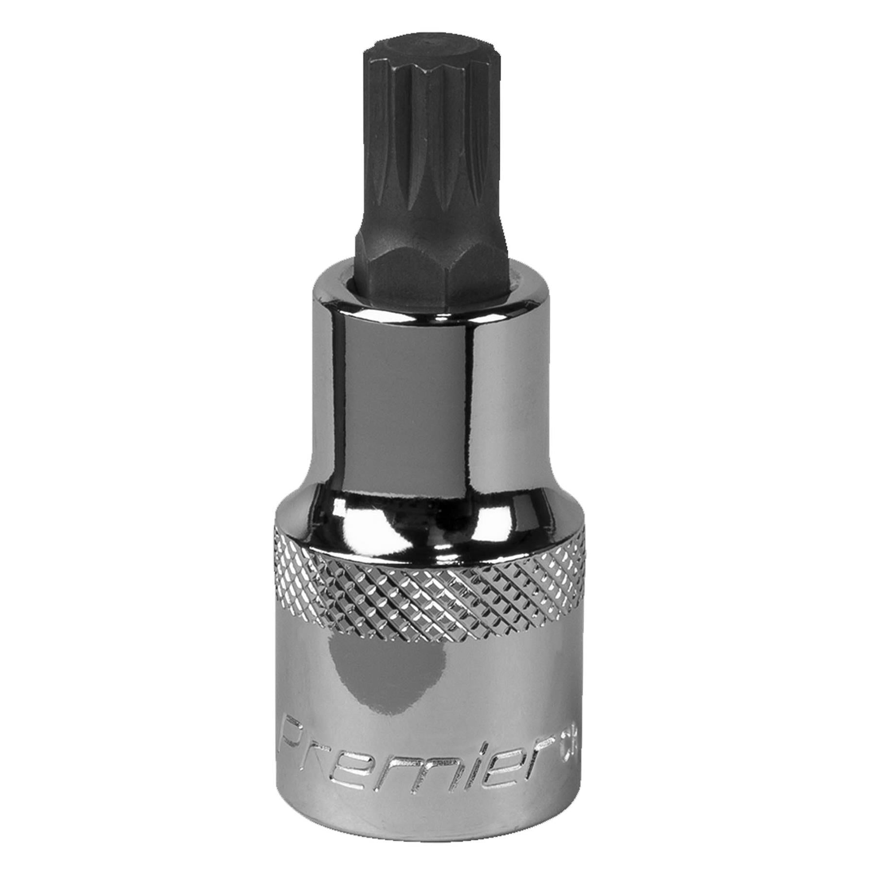Sealey Spline Socket Bit M10 1/2"Sq Drive