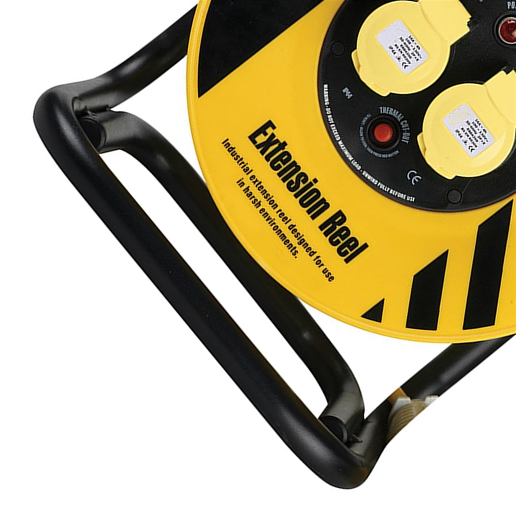 Defender Heavy Duty Cable Reel 1.5mm2 2-Way 16A 50m 110V