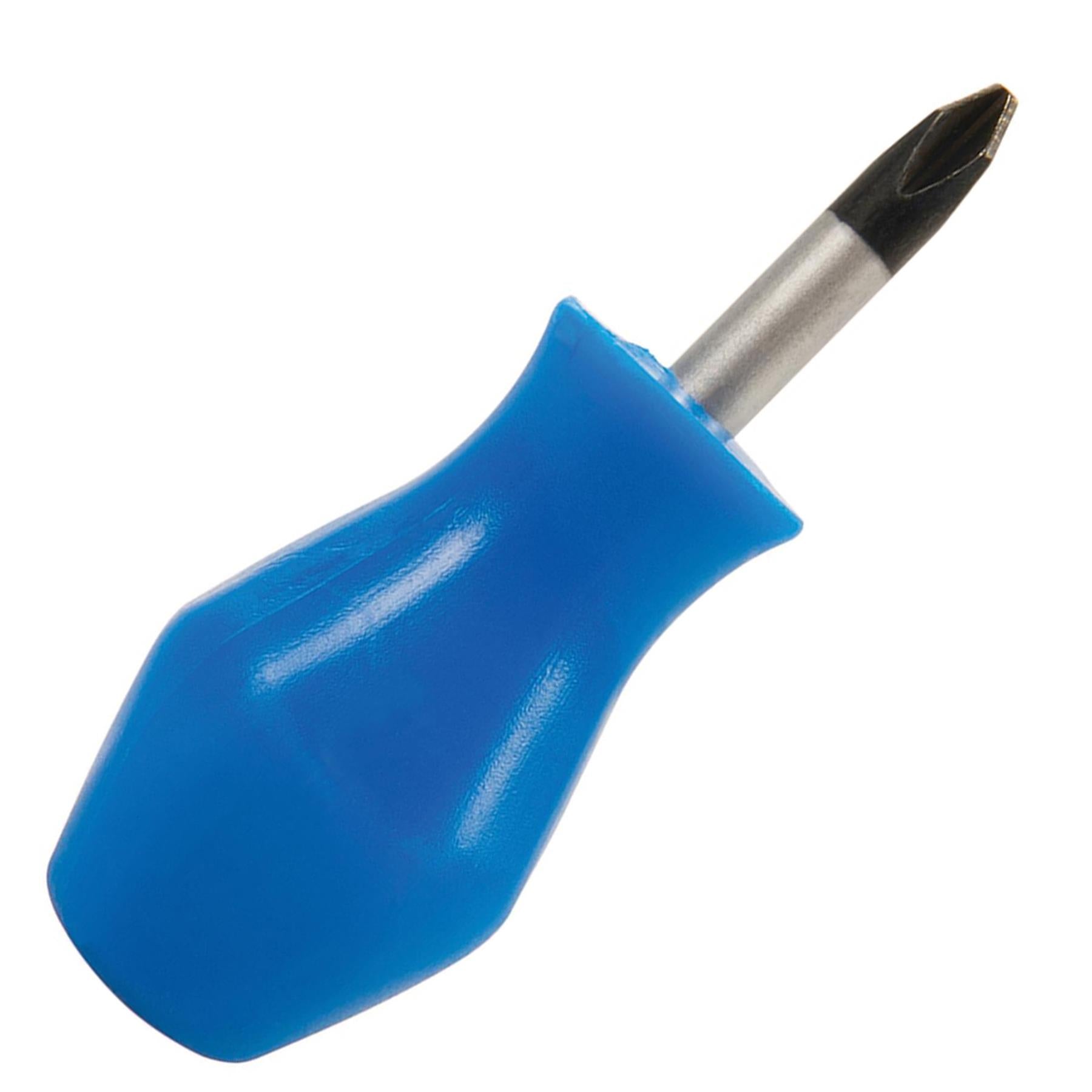 Stubby Screwdrivers Phillips PH2 X 25mm Titanium-Coated S2 Steel 1/4" Hex Drive