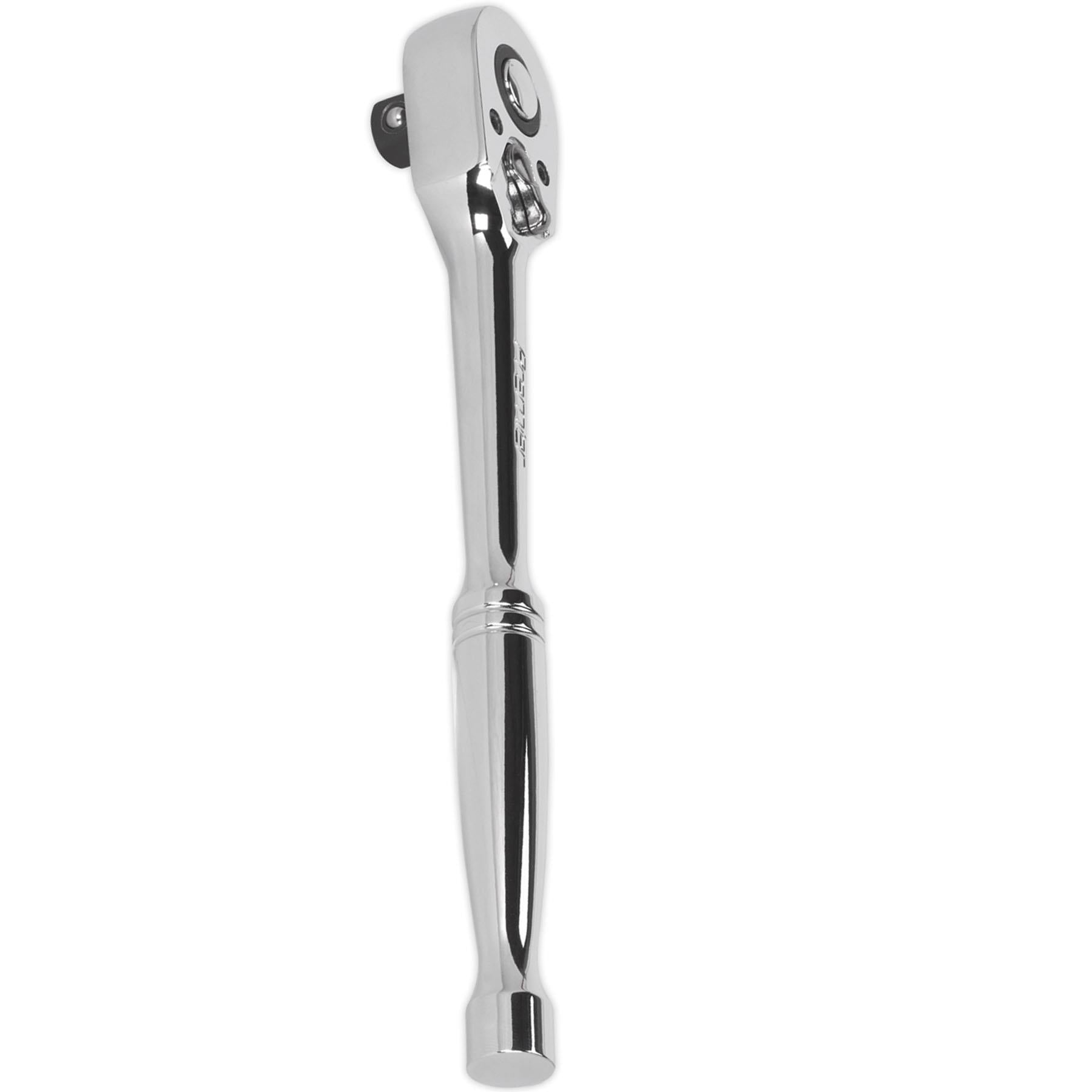 Sealey Ratchet Wrench 3/8"Sq Drive Pear-Head Flip Reverse