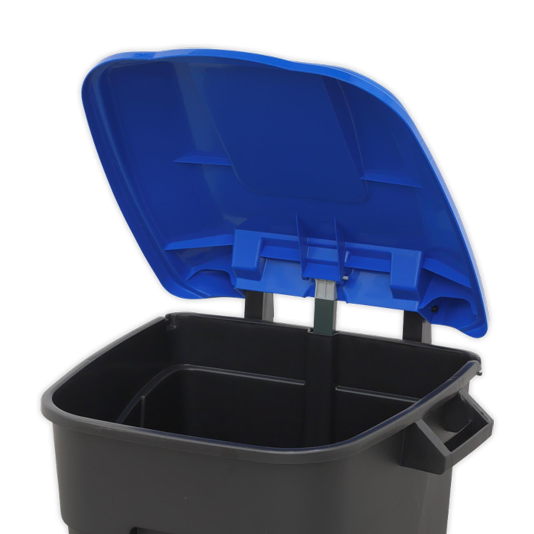 Sealey Refuse/Wheelie Bin with Foot Pedal 100L - Blue