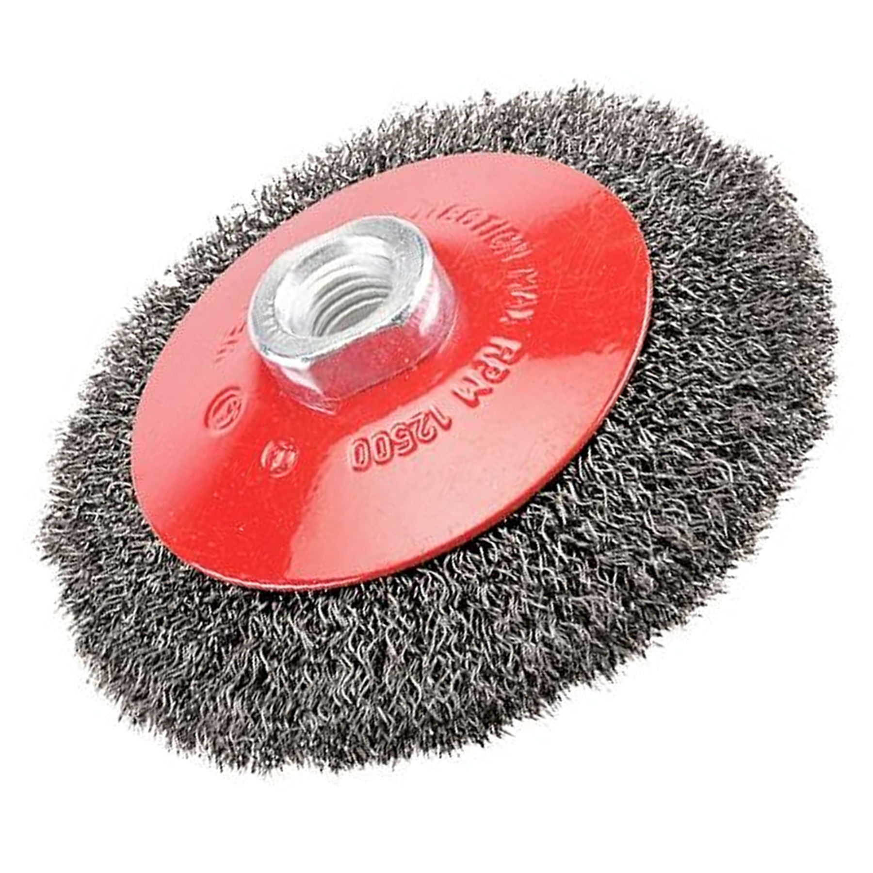 115mm Rotary Steel Wire Brush Crimp Bevel Wheel Cup Angle Grinder M14 DIY