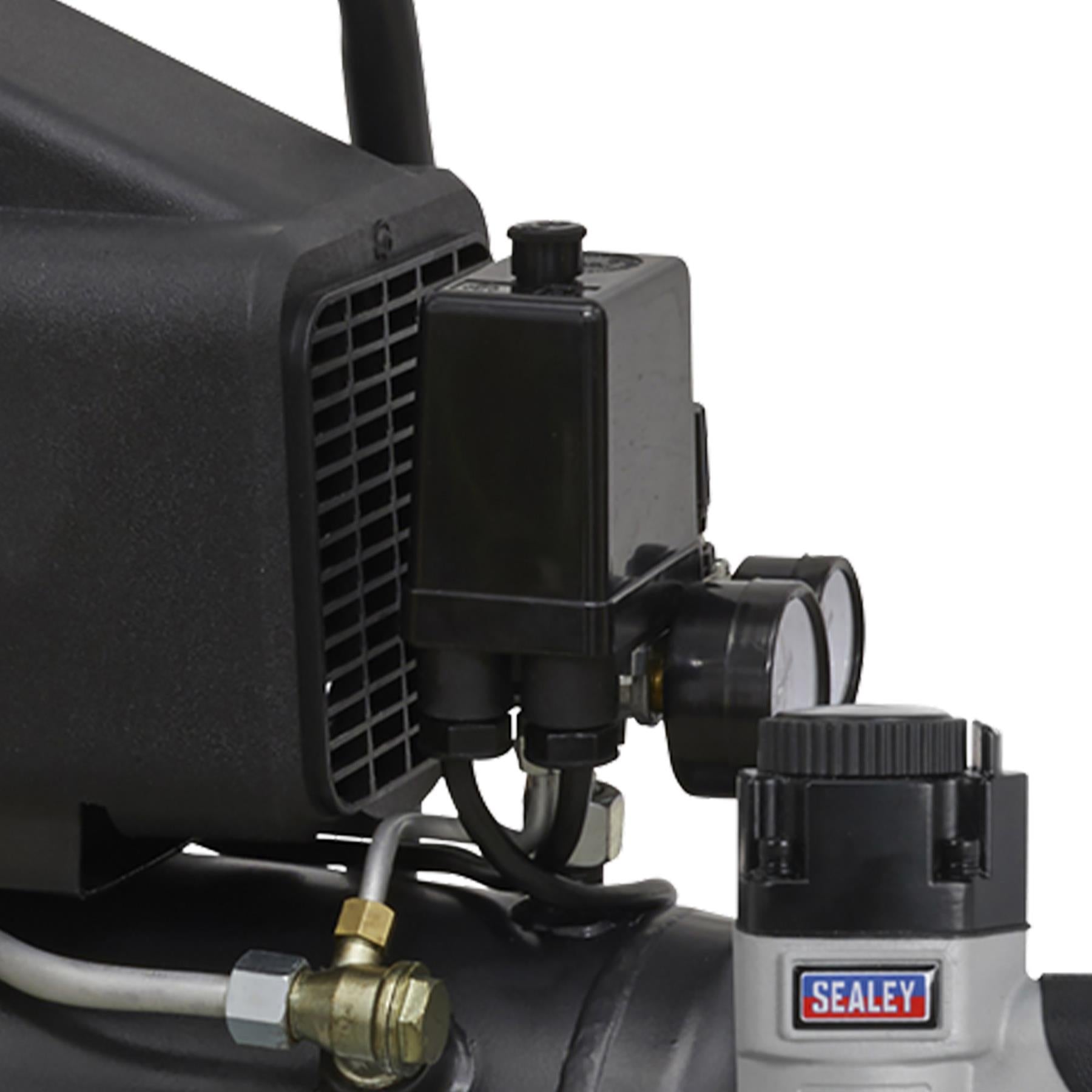 Sealey Air Nail/Staple Gun Kit inc Compressor,Hose & Nailer/Stapler